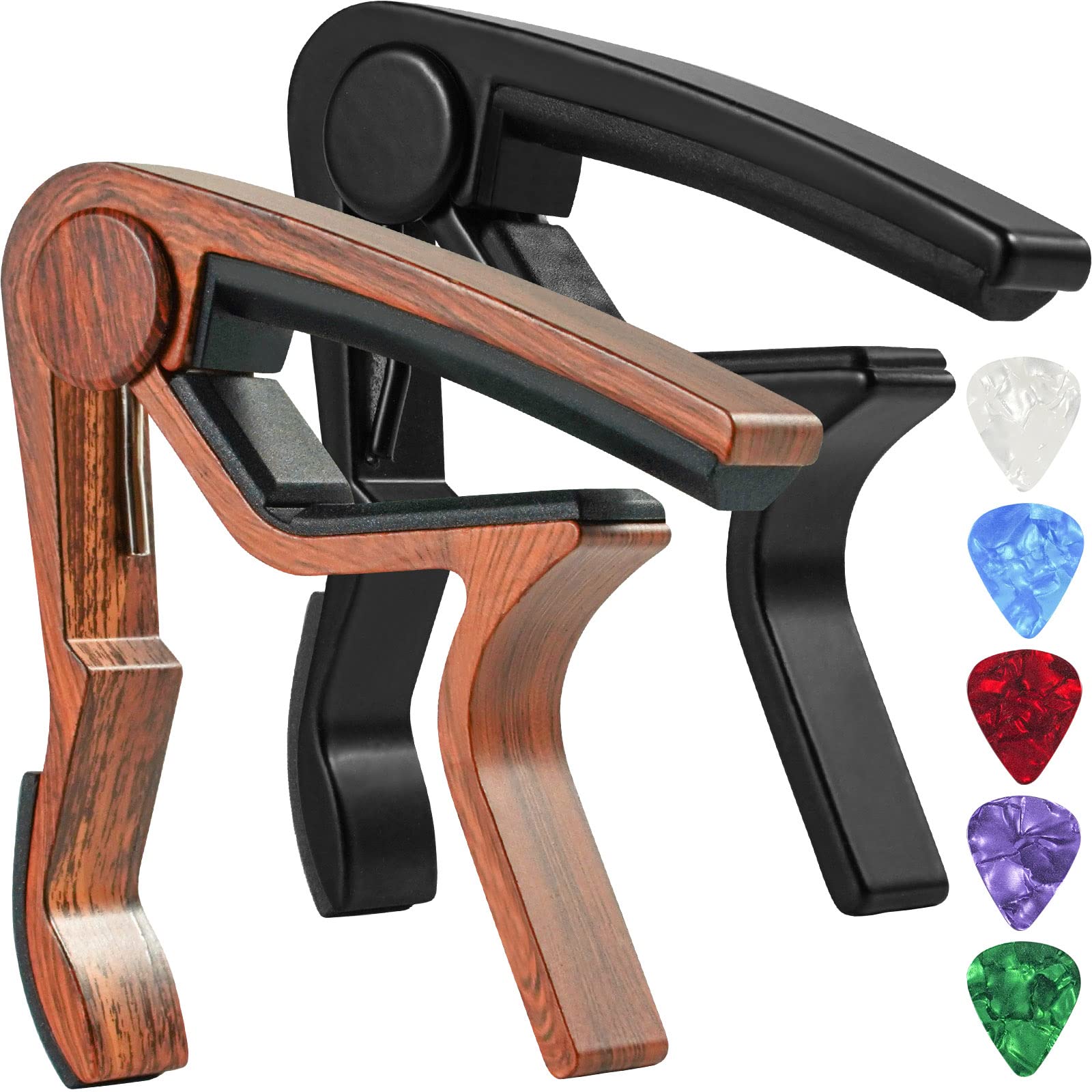 Guitar Capo For Acoustic And Electric Guitar Accessories 2 Pack