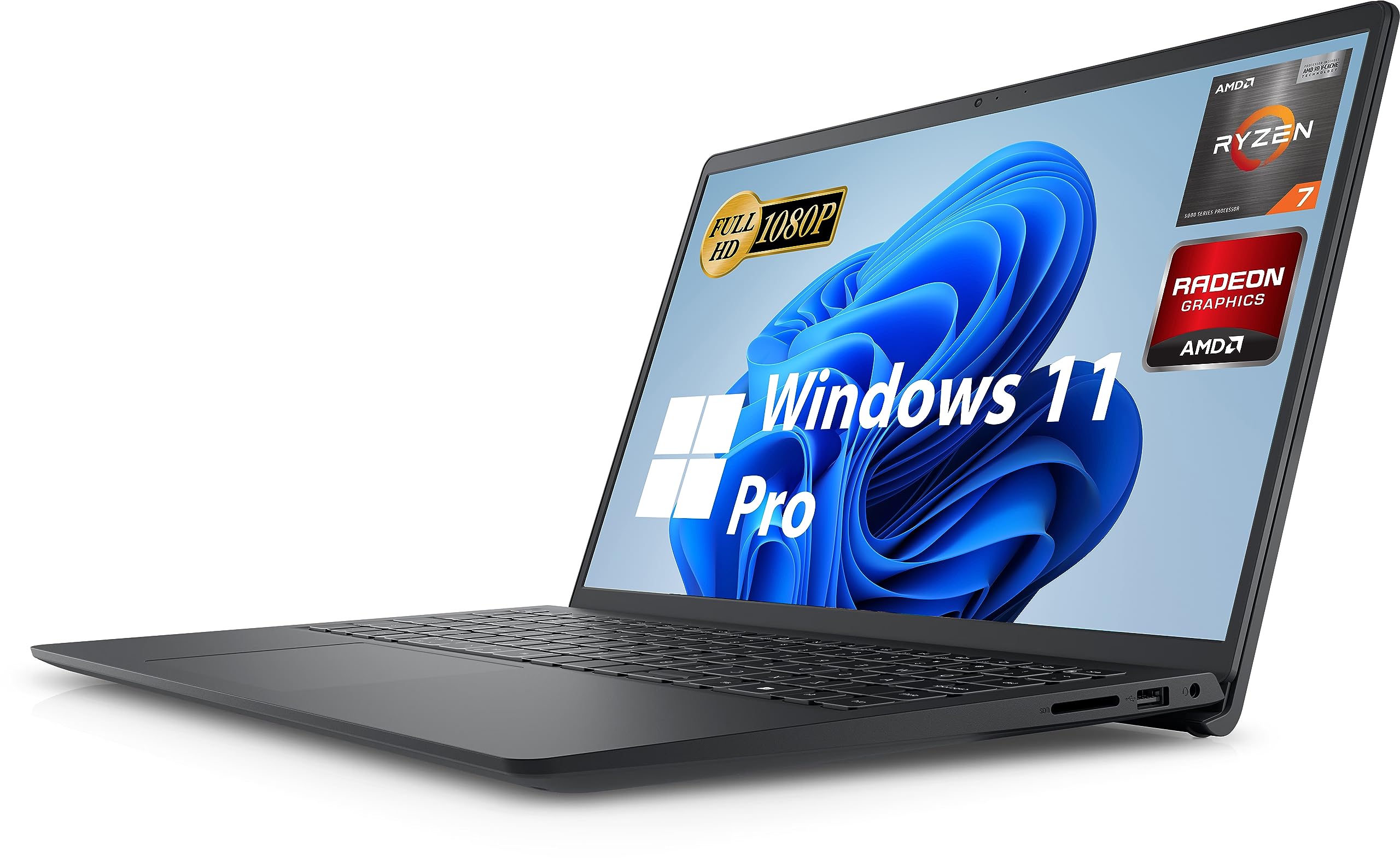 Dell Inspiron 15 Business Laptop, Free Microsoft Office 2021 Lifetime License, 15.6 Fhd Display, Amd Ryzen7 5825U, 32Gb Ram, 1Tb