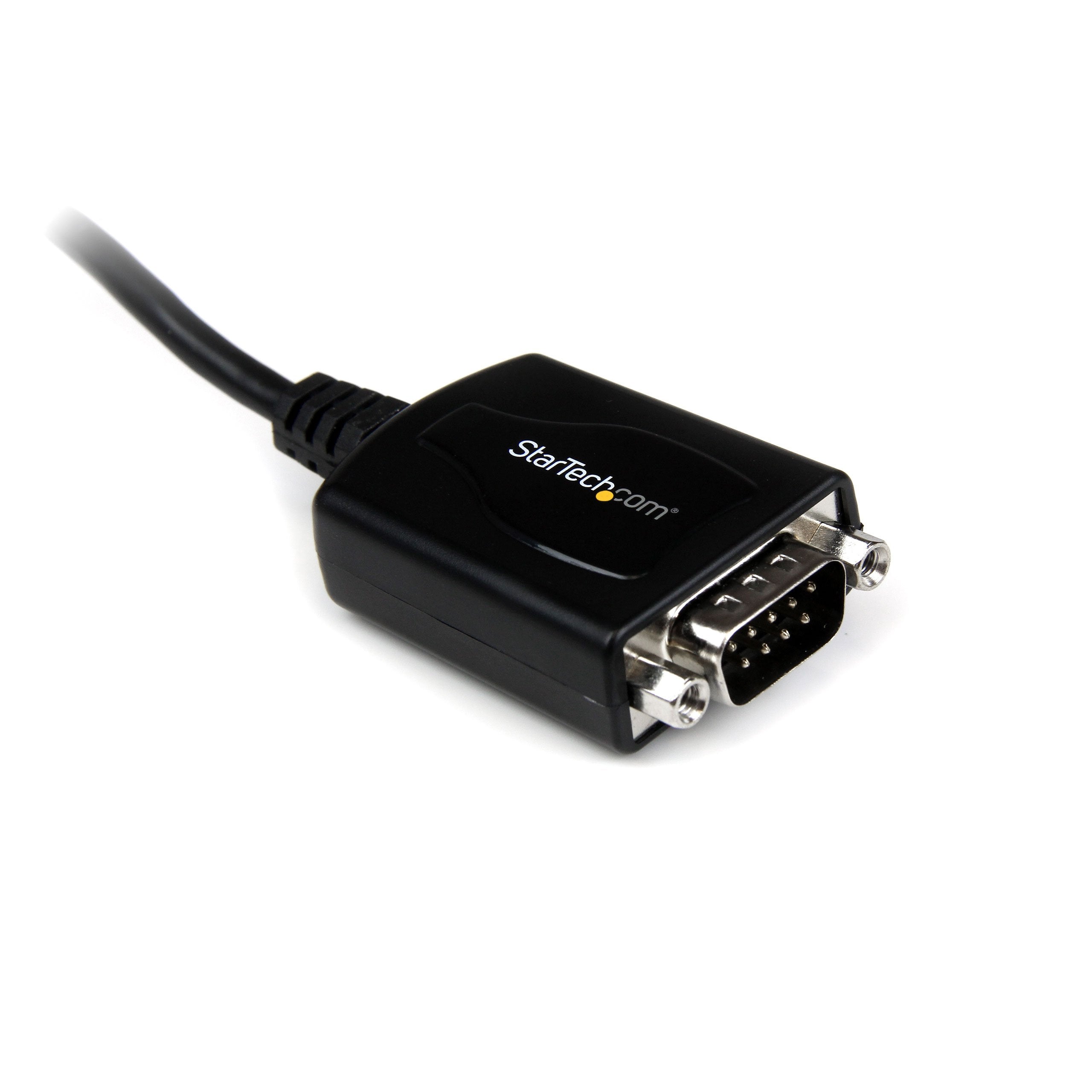 Startech.Com 1 Ft. Usb To Rs232 Serial Db9 Adapter Cable With Com Port Retention   Up To 920 Kpbs Usb A To Db9 Serial Adapter ,