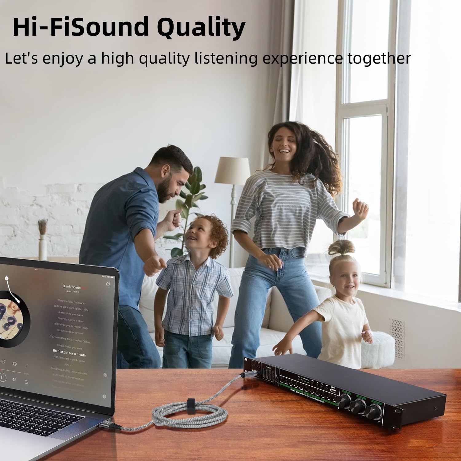 Usb To 1/4 Male Trs Audio Stereo Cable, Usb To 6.35Mm Jack Audio Adapter Compatible With Laptop,Windows Or Pc,Amplifier, Speaker