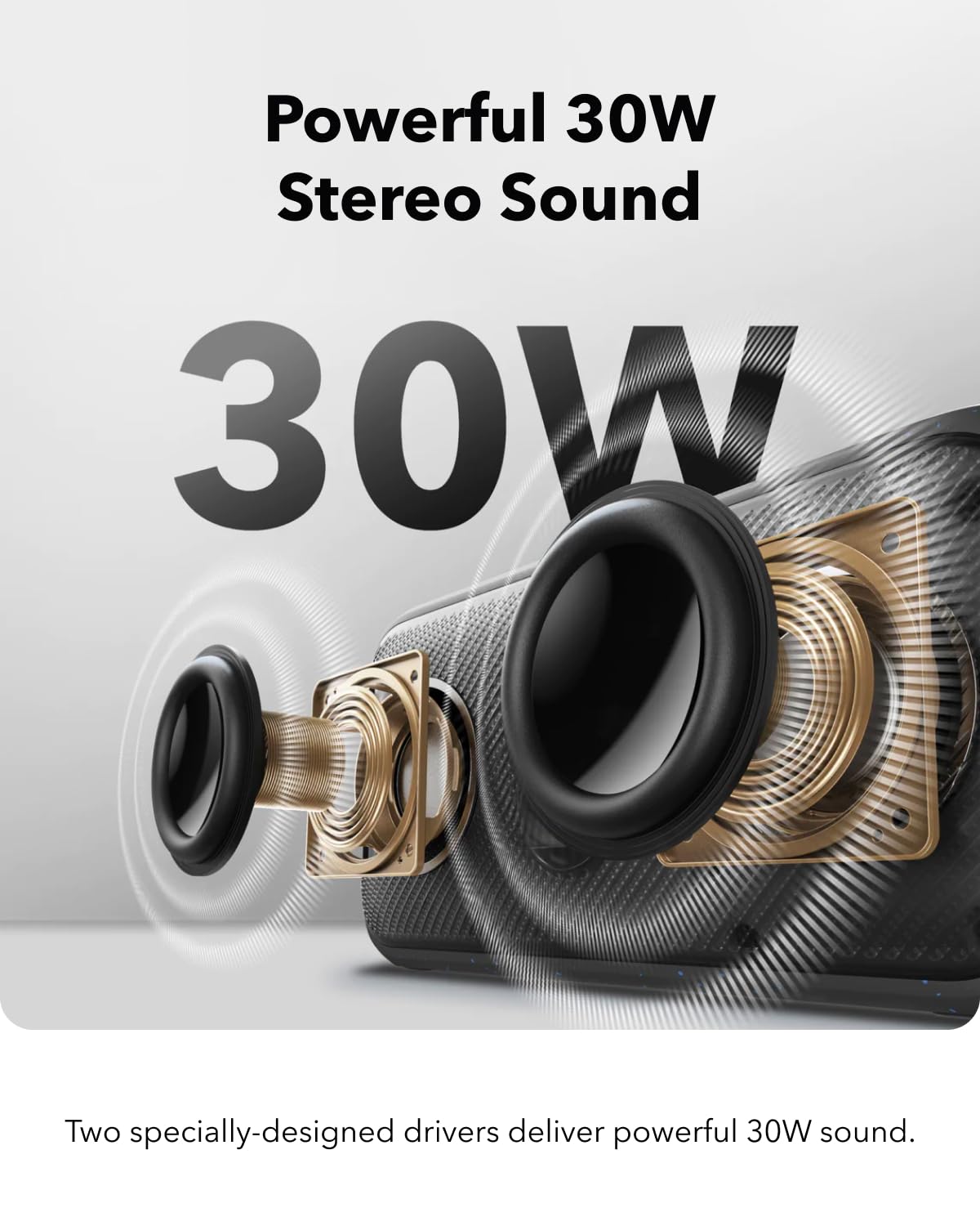 Soundcore Motion 300 Wireless Hi Res Portable Speaker With Bassup, Bluetooth With Smarttune Technology, 30W Stereo Sound, 13H Pl
