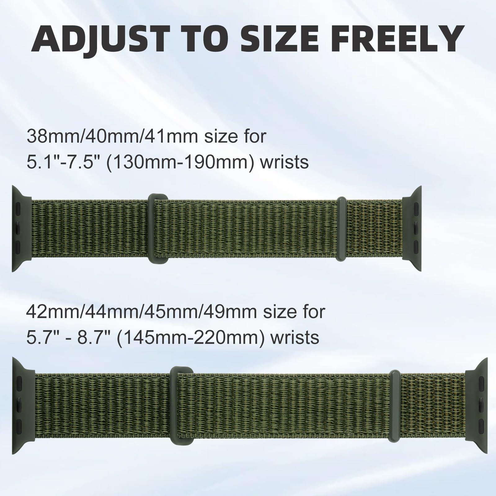 Dgege Sport Loop Band Compatible With Apple Watch Bands For Men 44Mm 46Mm 45Mm 49Mm 42Mm 38Mm 40Mm 41Mm Women,Stretch Adjustable