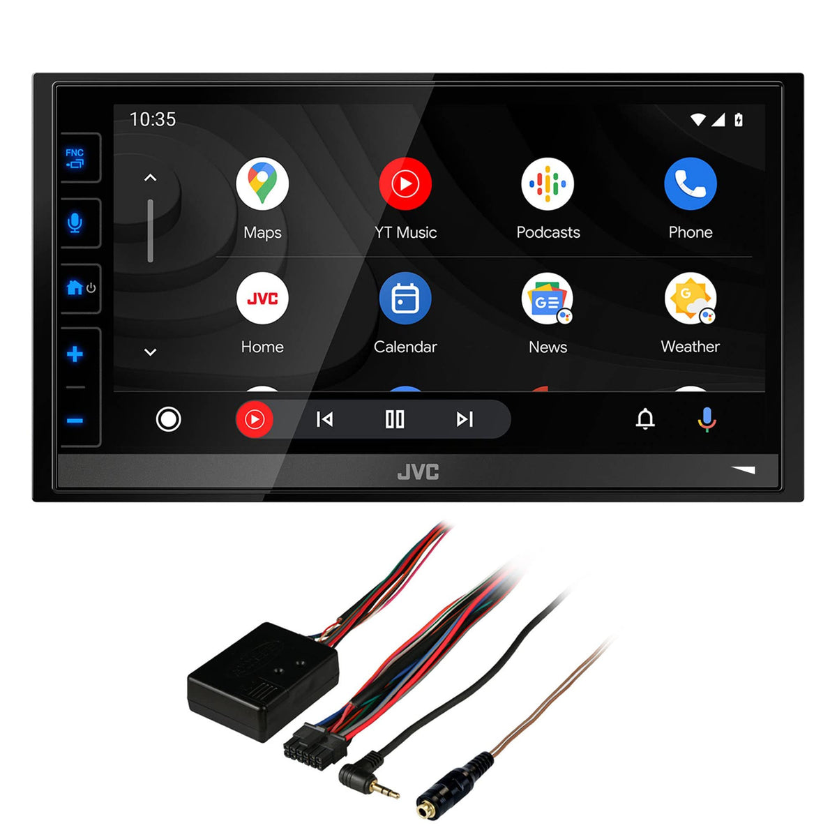 Jvc Kw-M780Bt 6.8'' Digital Media Receiver, Compatible With Apple Carplay/Android Auto With Steering Wheel Interface