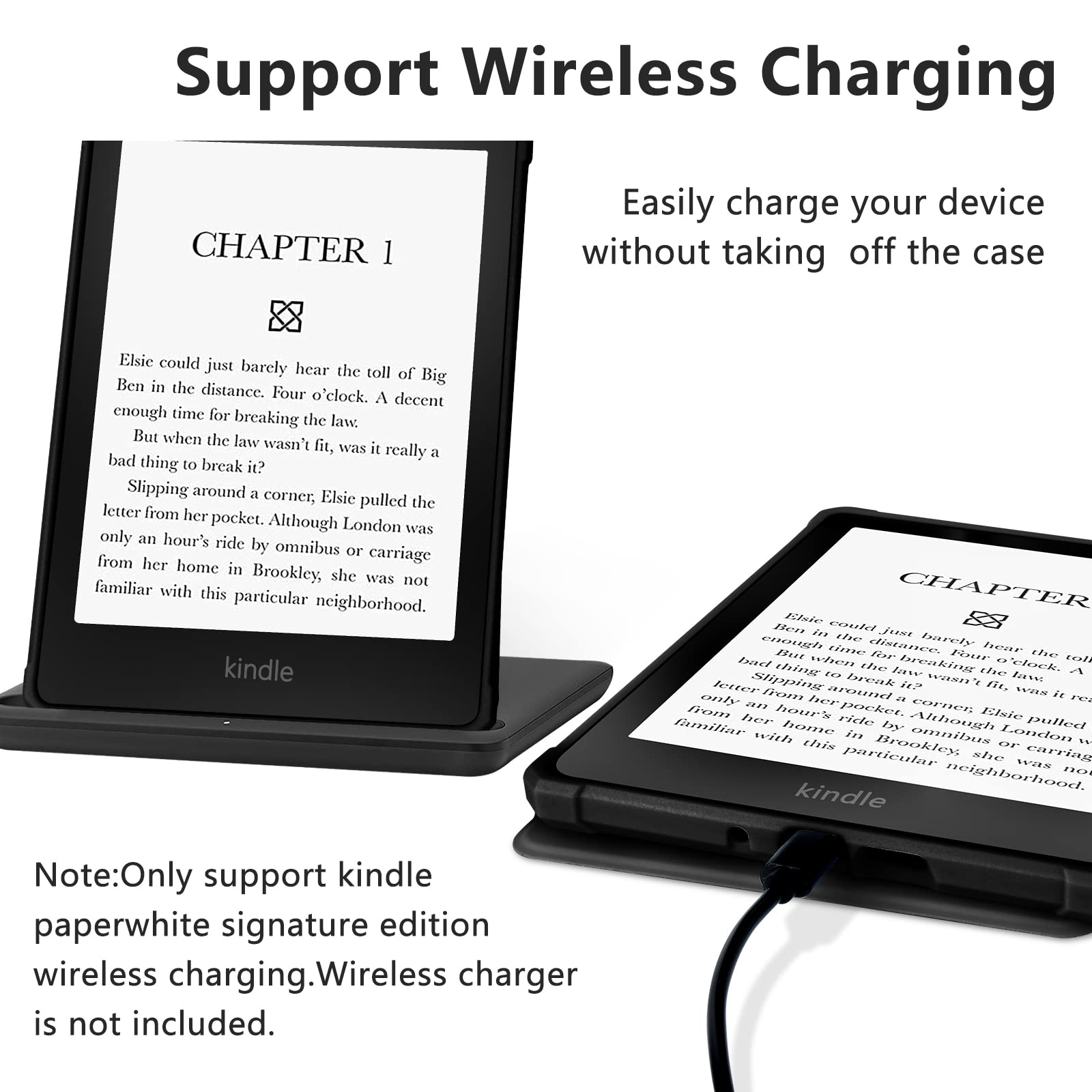 Coo Case For 7  All-New Kindle Paperwhite 12Th Gen 2024 & Kindle Colorsoft Signature Edition 2024, Slim Lightweight Shell Tpu Le