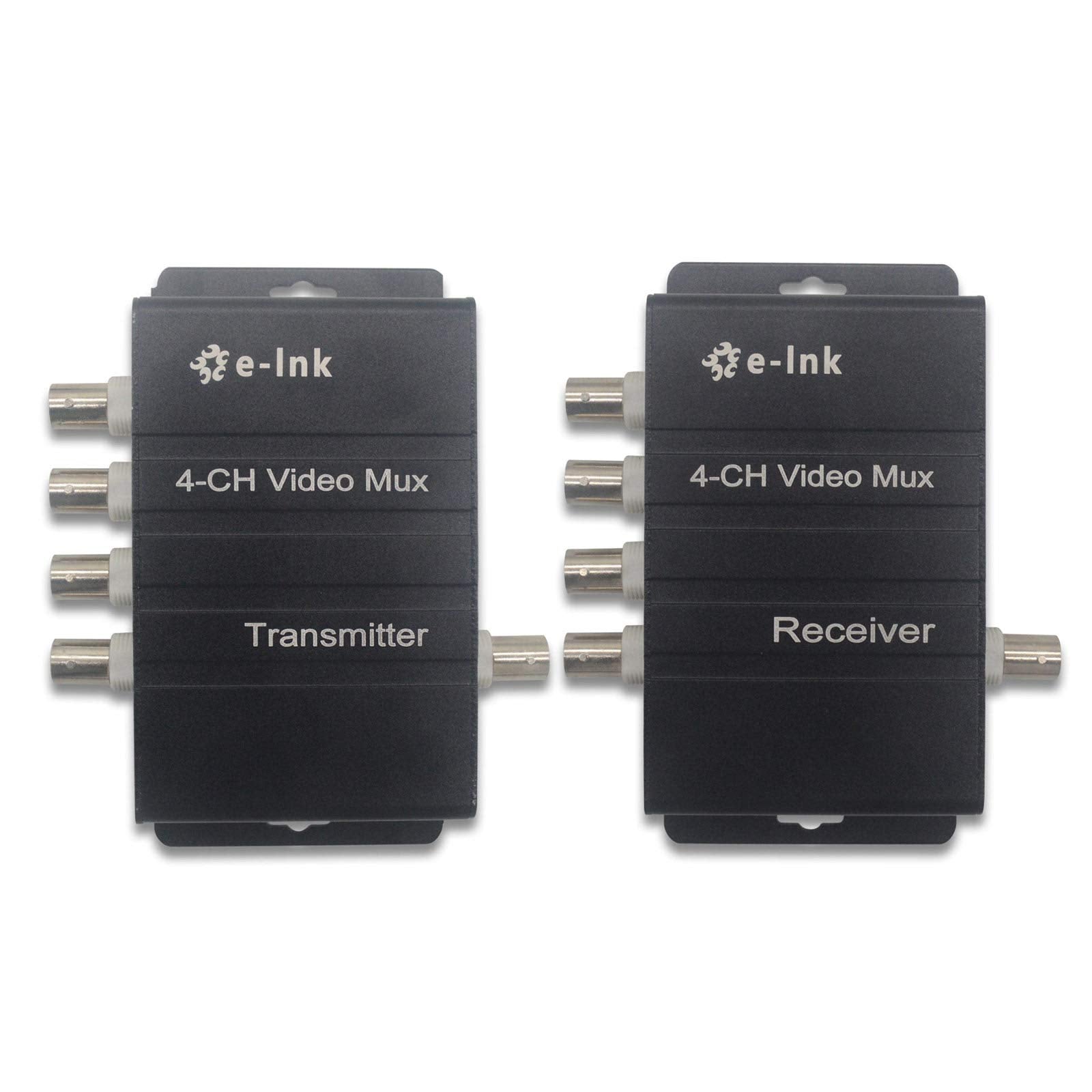 E Link 4 Channel Video Multiplexer   4Ch Cctv Video Multiplexer Over 1 Coaxial Cable For Standard Analog Cameras