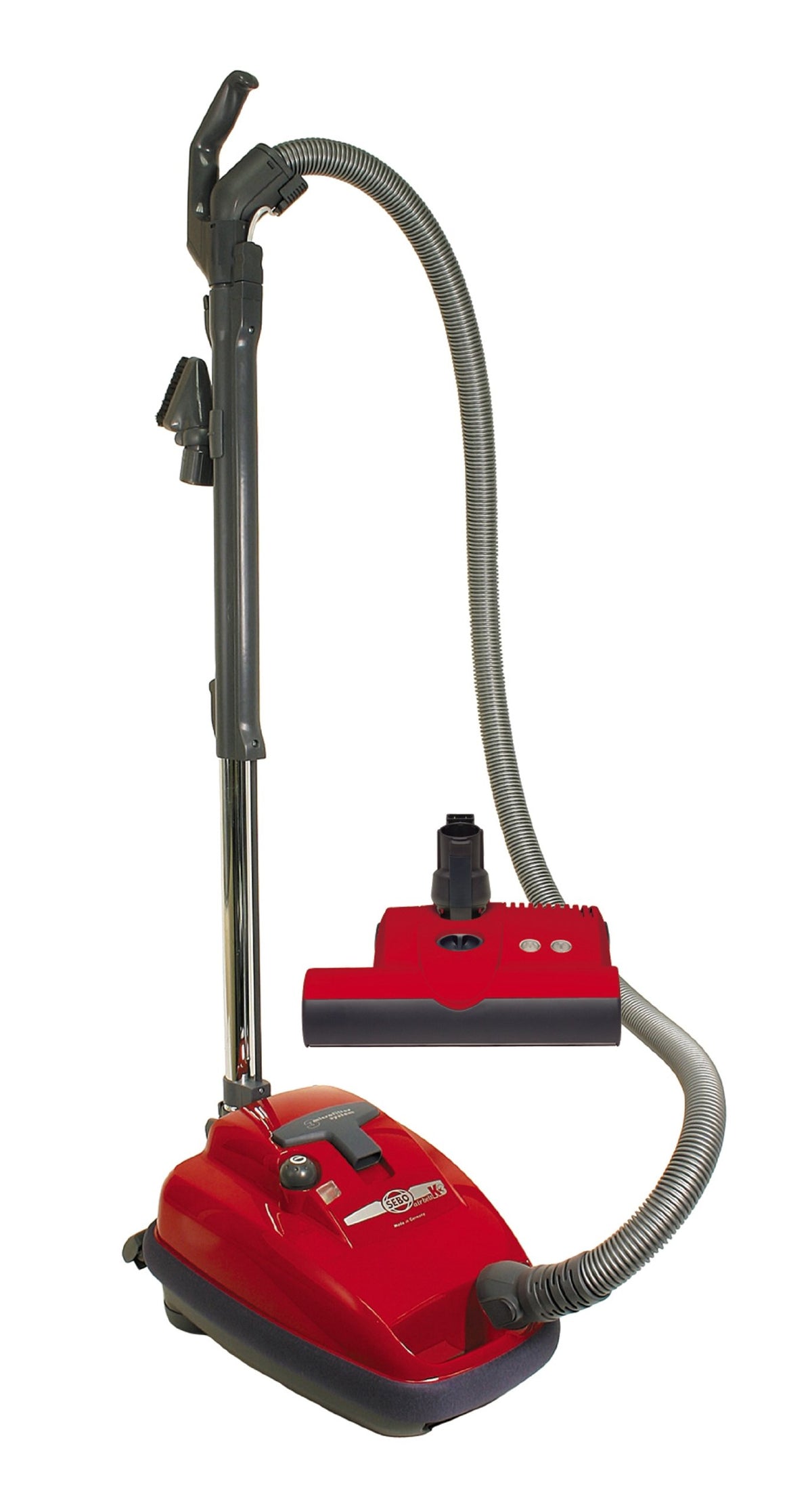 Sebo 9687Am Airbelt K3 Canister Vacuum With Et 1 Powerhead And Parquet Brush, Red   Corded