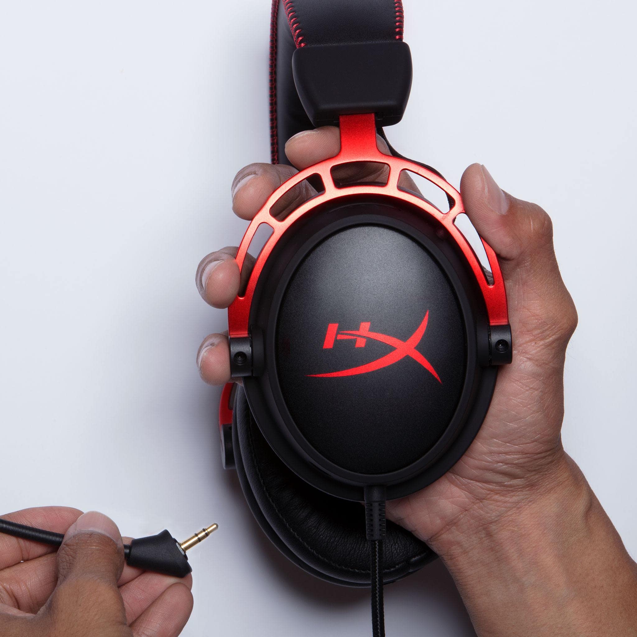 Hyperx Cloud Alpha   Gaming Headset, Dual Chamber Drivers, Legendary Comfort, Aluminum Frame, Detachable Microphone, Works On Pc