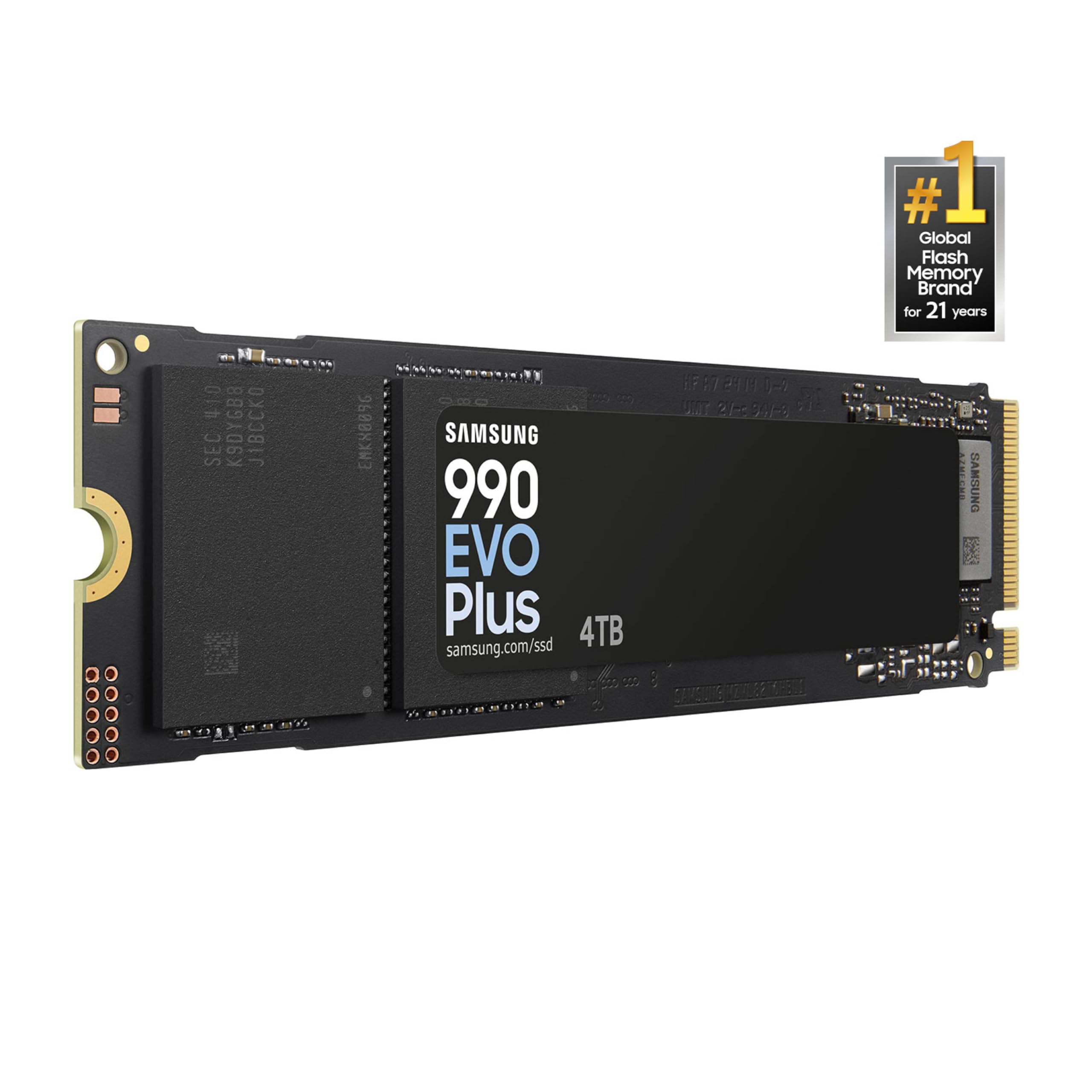 Samsung 990 Evo Plus Ssd 4Tb, Pcie Gen 4X4 | Gen 5X2 M.2 2280, Speeds Up To 7,250 Mb/S, Upgrade Storage For Pc/Laptops, Hmb Tech
