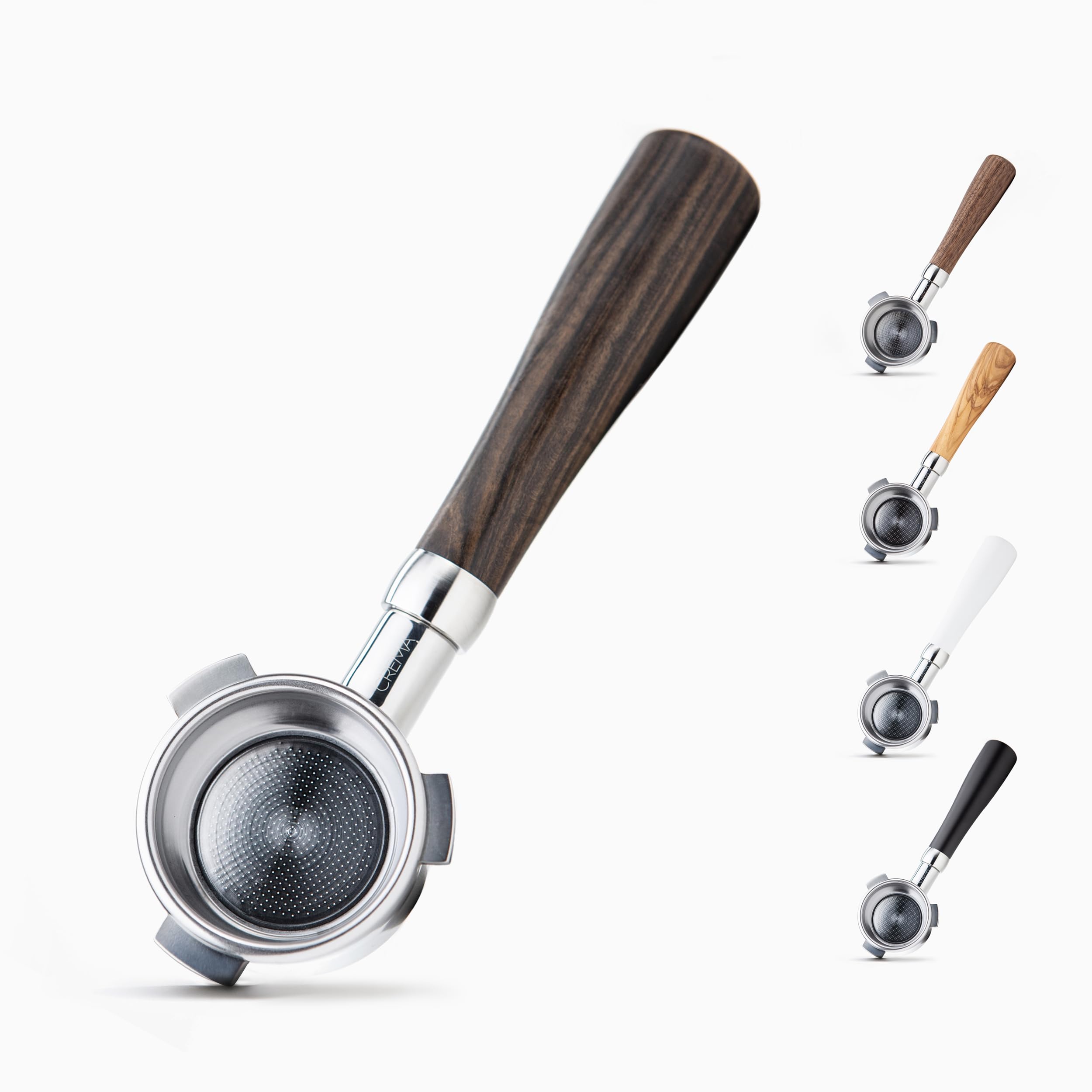 Crema Coffee Products   58Mm Bottomless Portafilter   Compatible With Breville Dual Boiler, Oracle, Oracle Touch Only   Not Suit