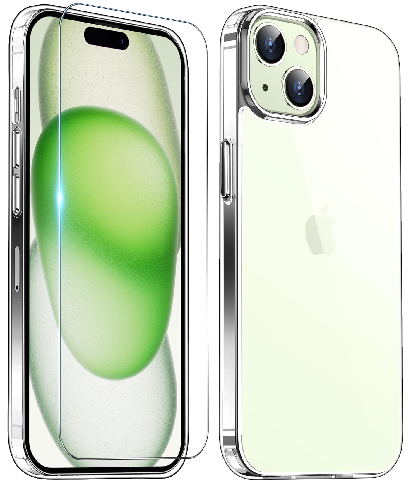 Temdan Designed For Iphone 15 Plus Case 6.7Inch Crystal Clear,[Non Yellowing] [Ultra Slim][Military Grade Drop Protection] Shock