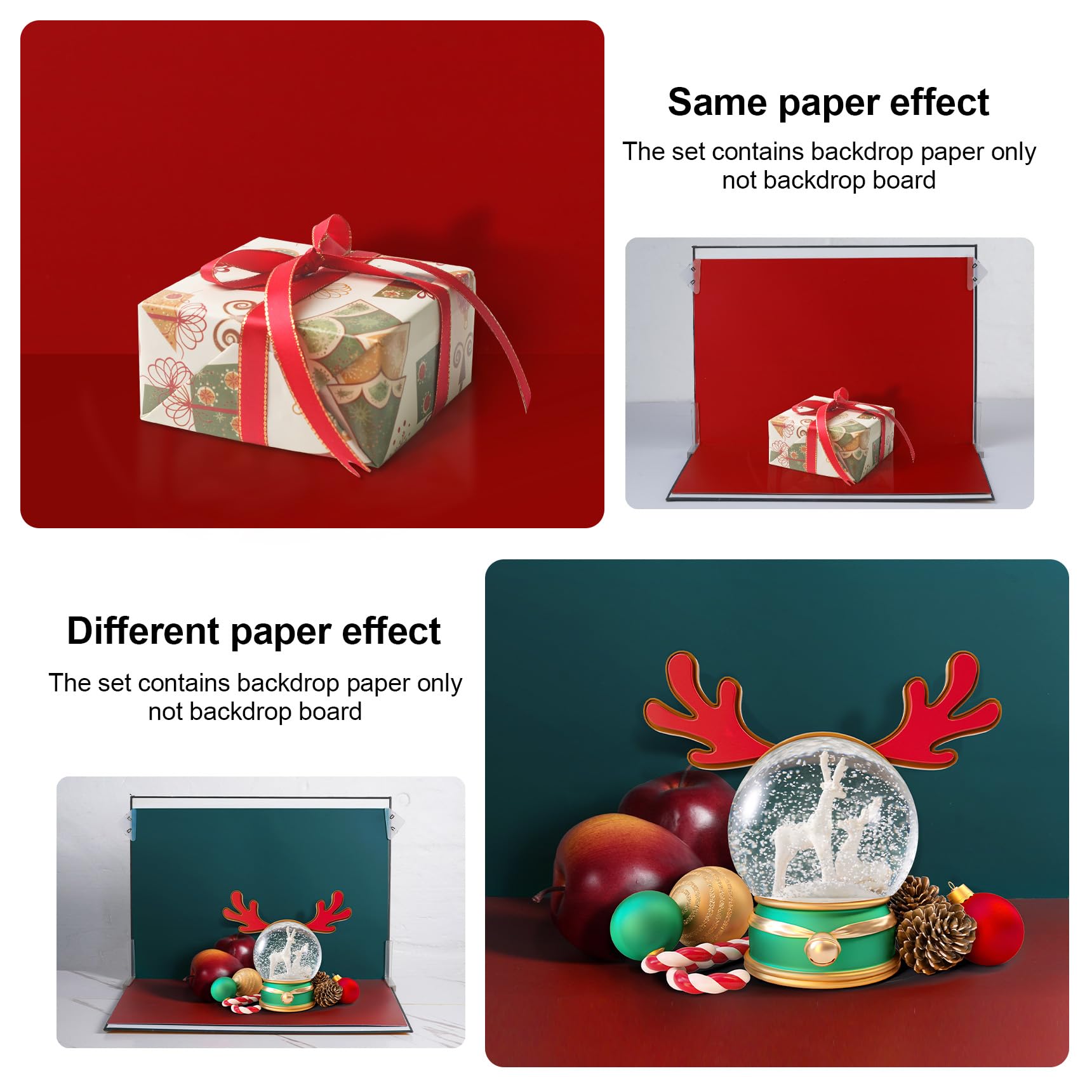 Meking 12Pcs 12Patterns Product Photography Backdrops,Photo Backdrop Double Sided Morandi Tabletop Photo Background For Food/Mak