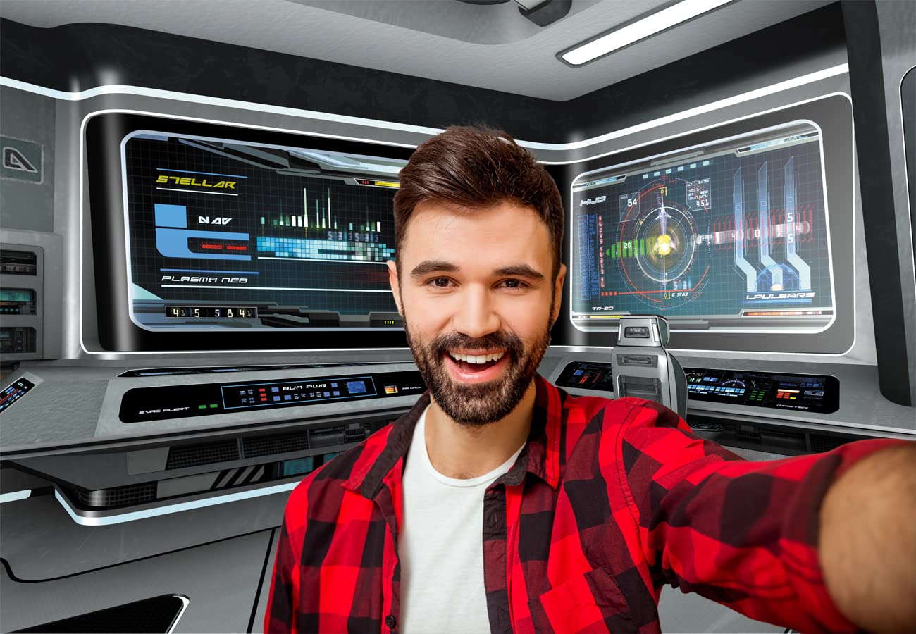 Yynxsy Spaceship Science Fiction Series Background And Earth Background Window Scene Spaceship Photography Space Station Childre