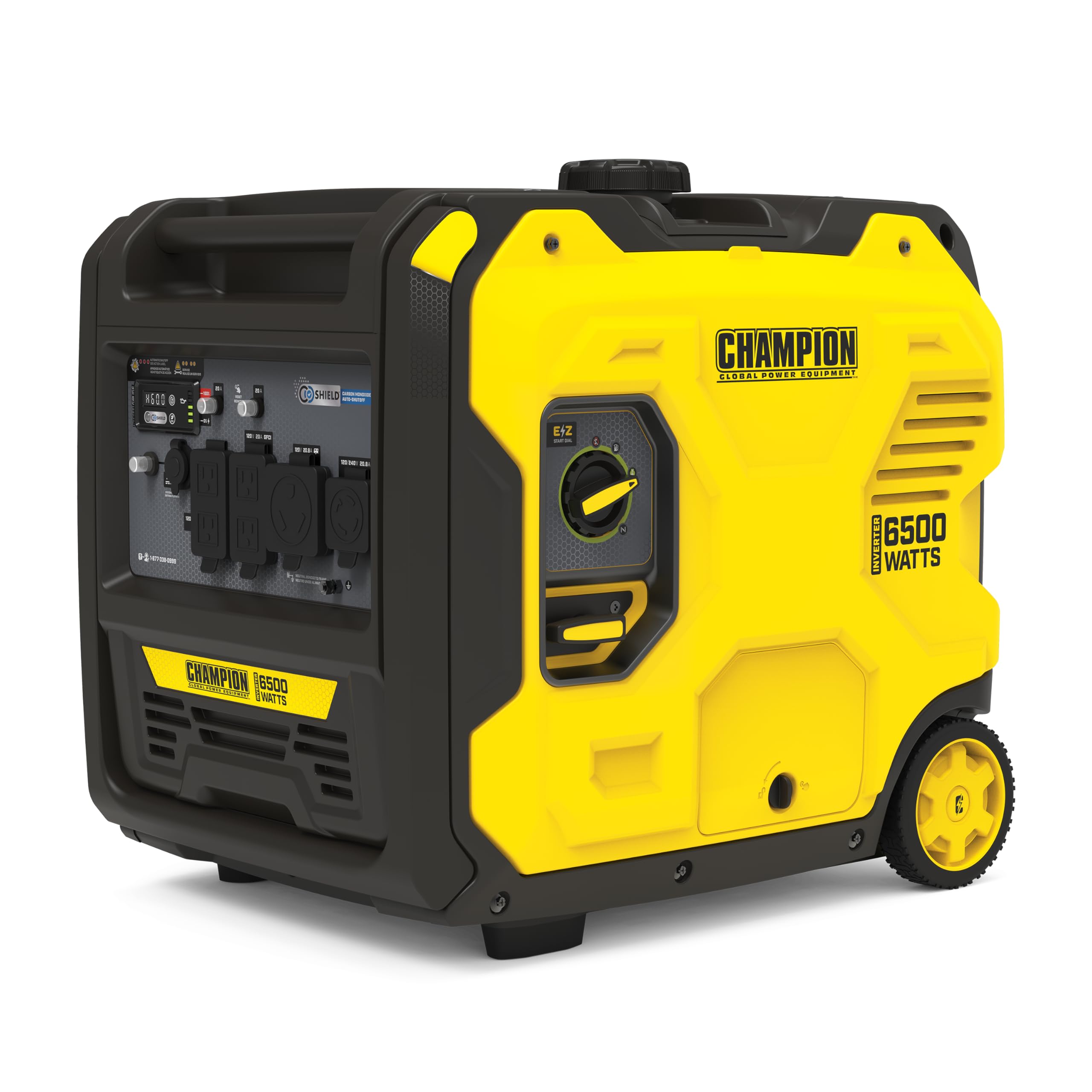 Champion Power Equipment 6500 Watt Rv Ready Portable Inverter Generator With Quiet Technology And Co Shield