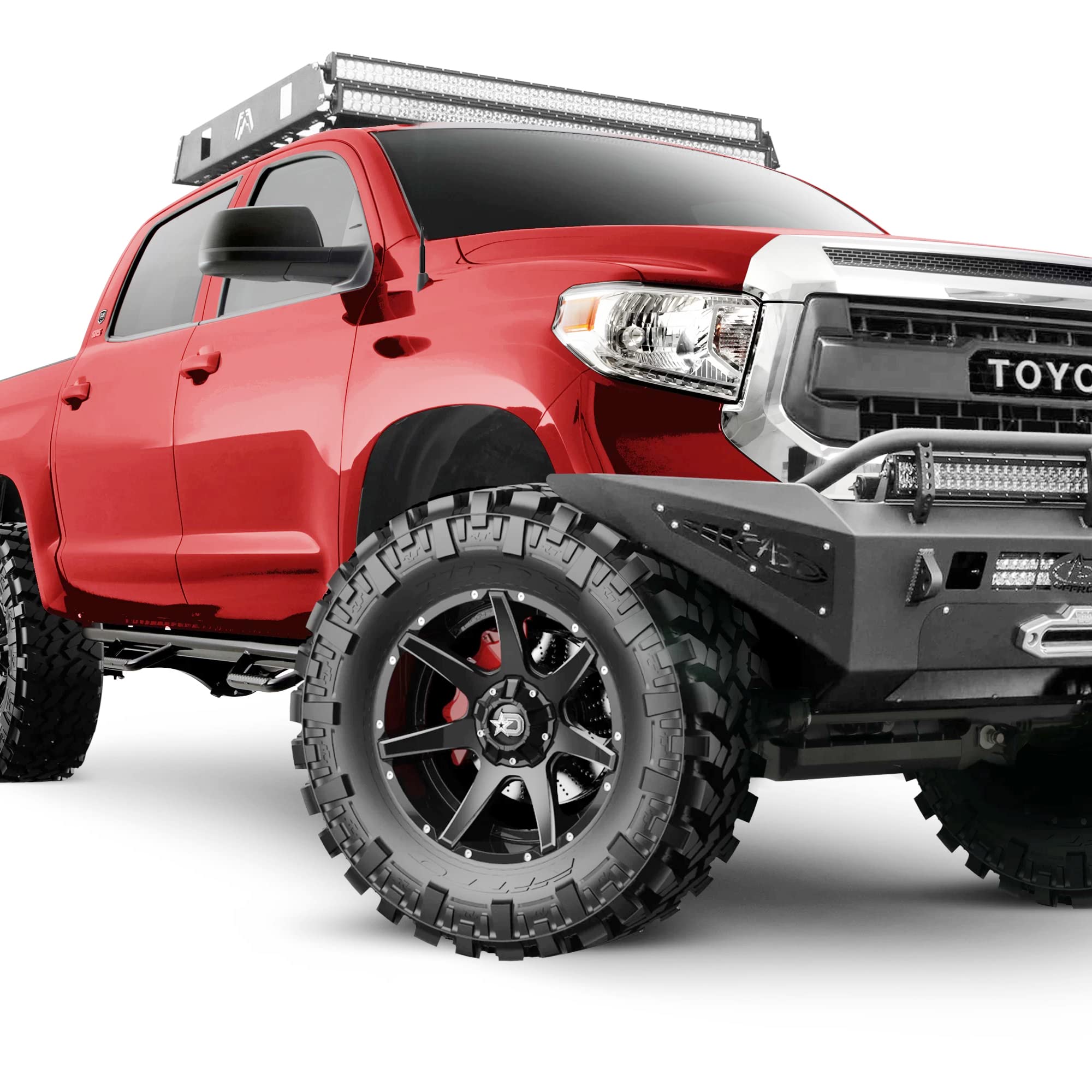 4 Inch Short Aluminum Antenna For Toyota Tundra (1999 2021), Toyota Tundra Antenna Replacement Mast