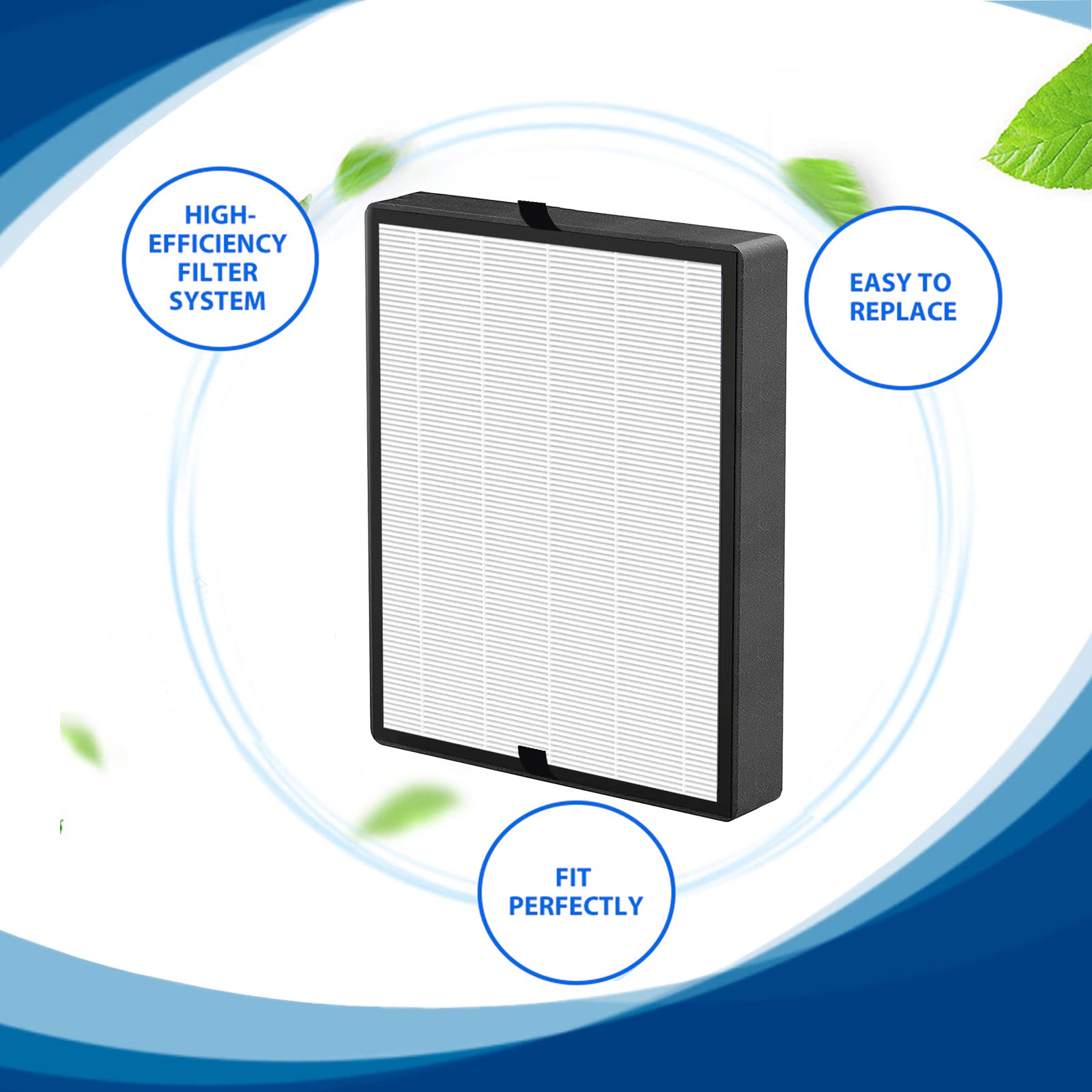 45I True Hepa Replacement Filter Compatible With Breathesmart Flex And 45I Air Cleaner Purifier, 2 Hepa Filters With 2 Carbon Pr