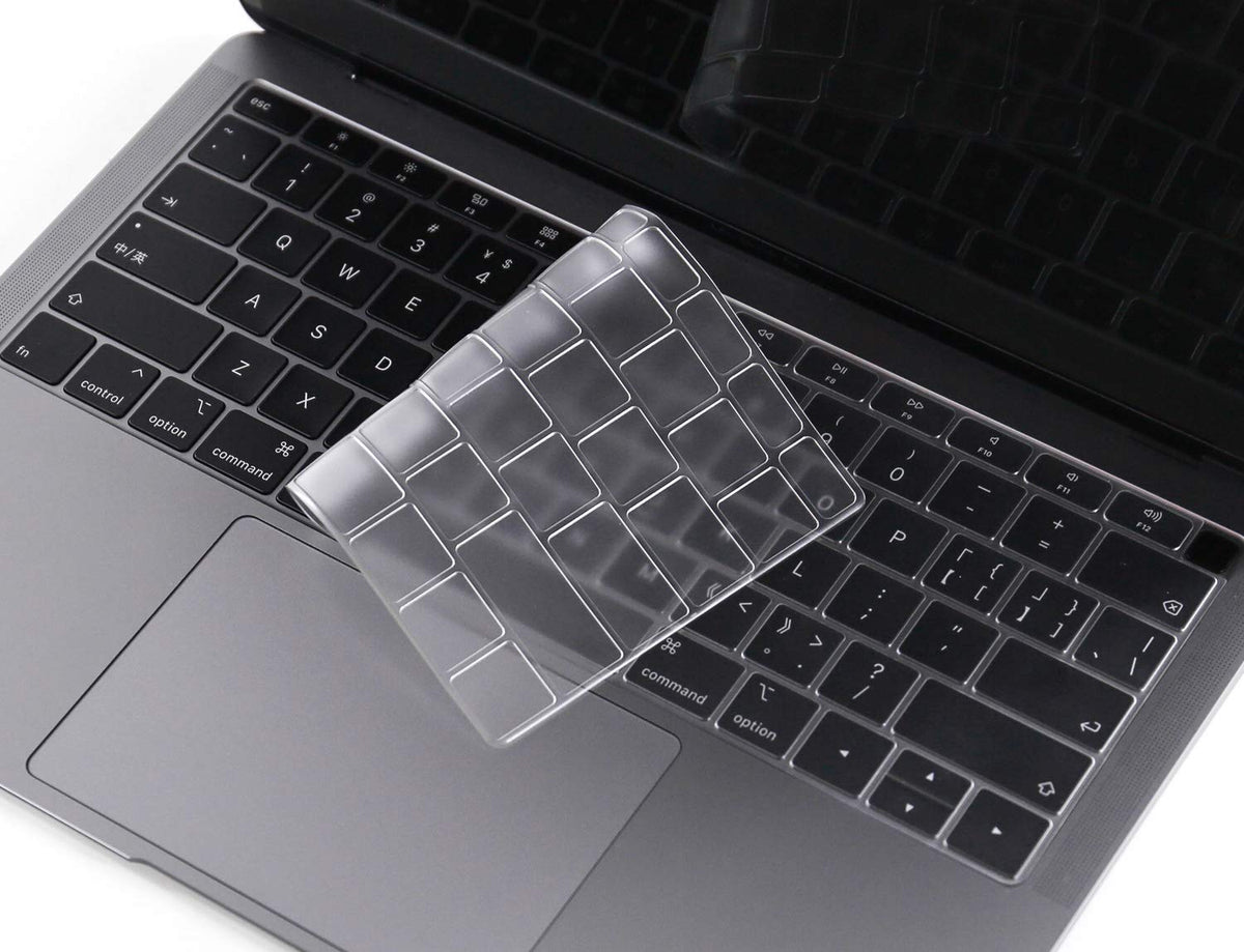 Casebuy Premium Ultra Thin Keyboard Cover For 2019 2018 Release Macbook Air 13 Inch A1932 With Touch Id Soft Touch Tpu Keyboard