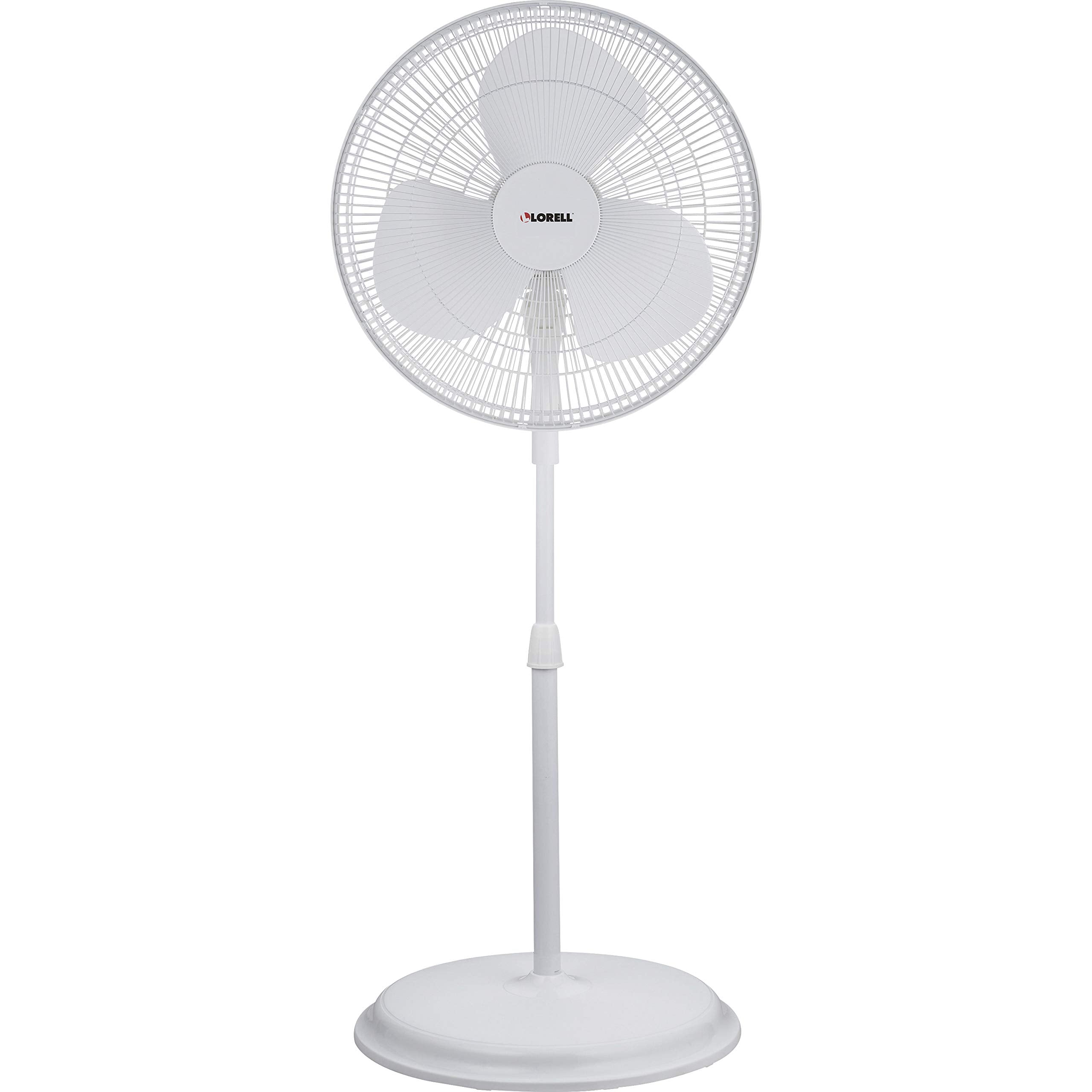 Lorell 00074 Pedestal Fan, 47.3'' X 17.8'' X 17.8'', White