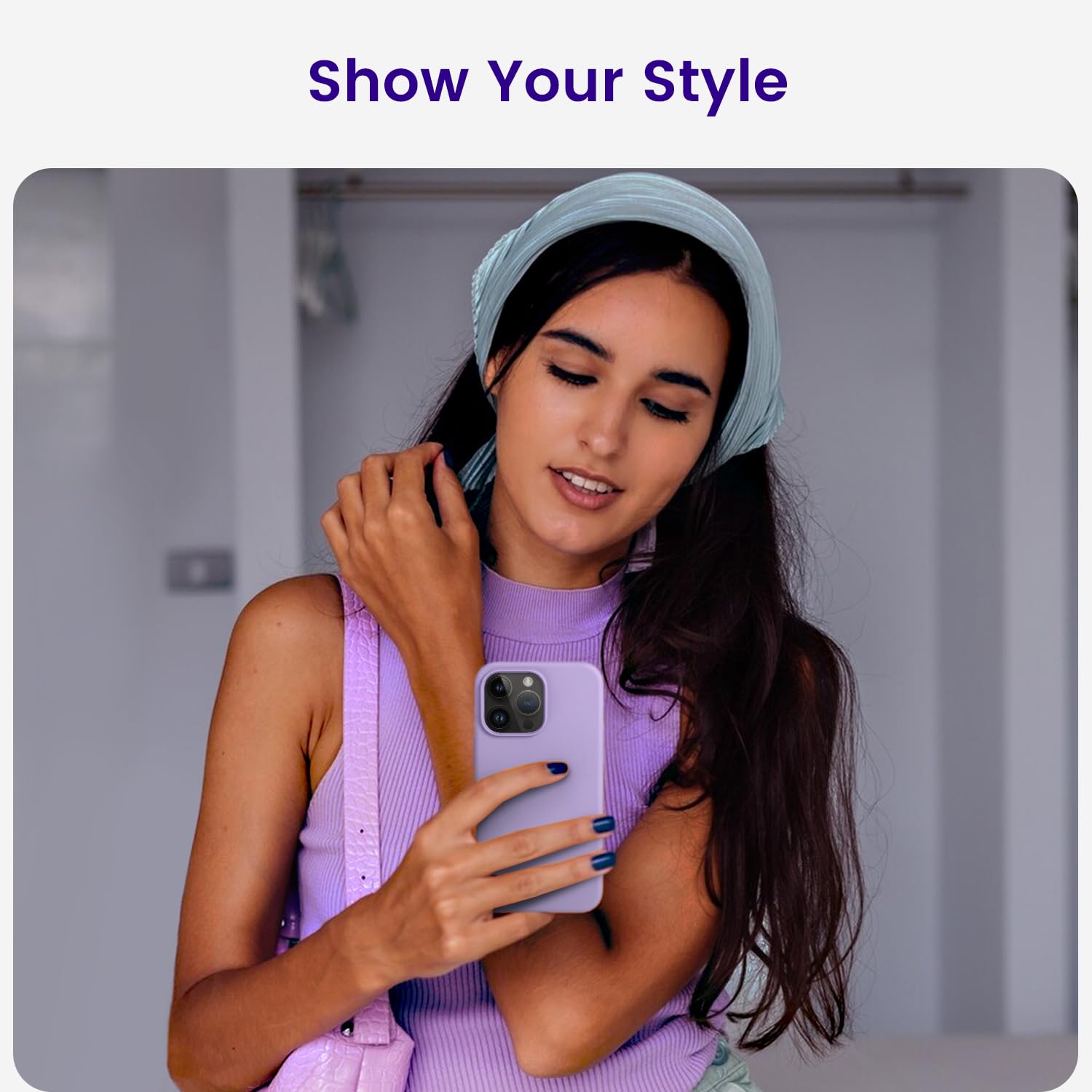 Otofly Compatible With Iphone 15 Pro Max Case, Silicone Shockproof Slim Thin Phone Case For Iphone 15 Pro Max (6.7 Inch), (Light