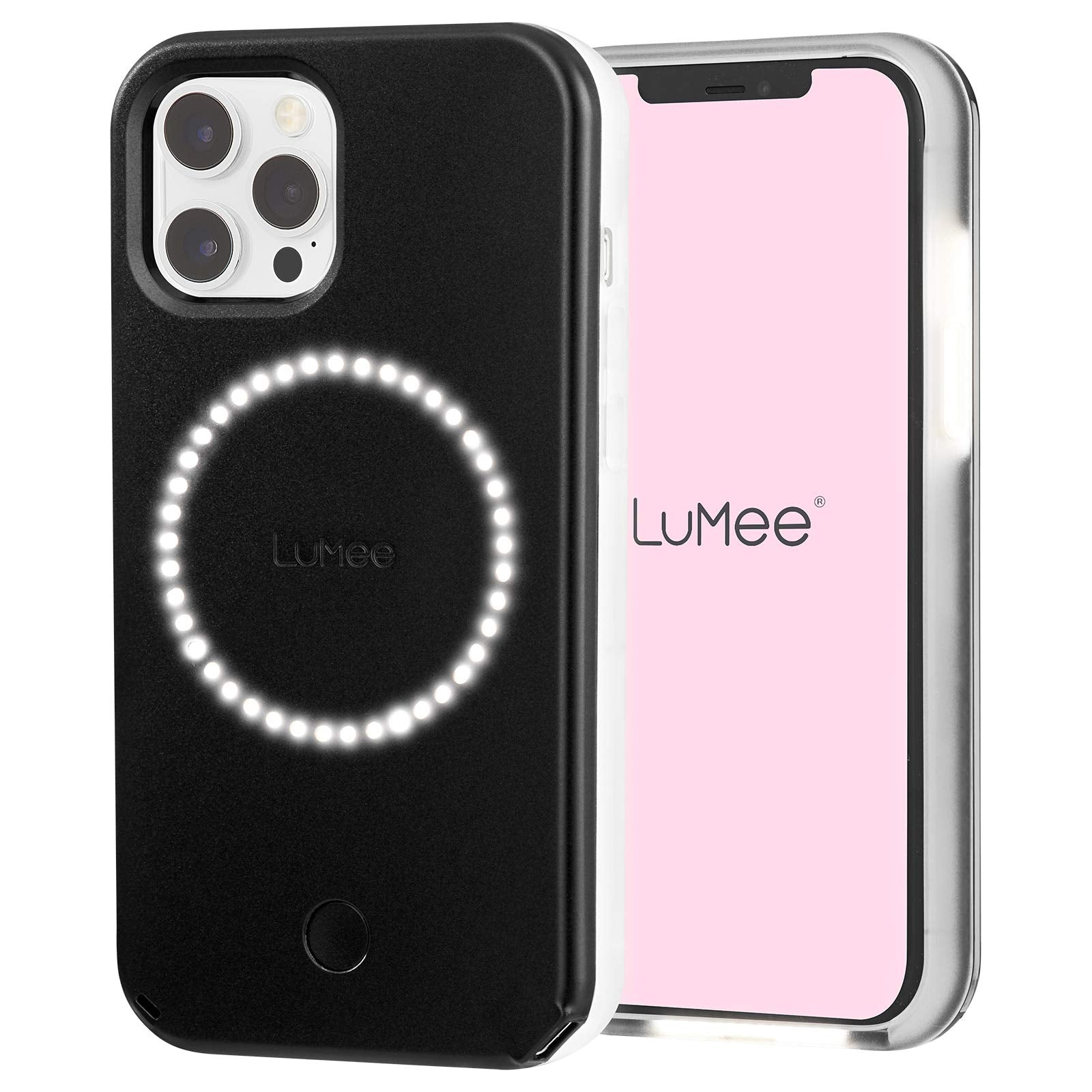 Lumee Halo By Case Mate   Light Up Selfie Case For Iphone 12 And Iphone 12 Pro (5G)   Front & Rear Illumination   6.1 Inch,Therm