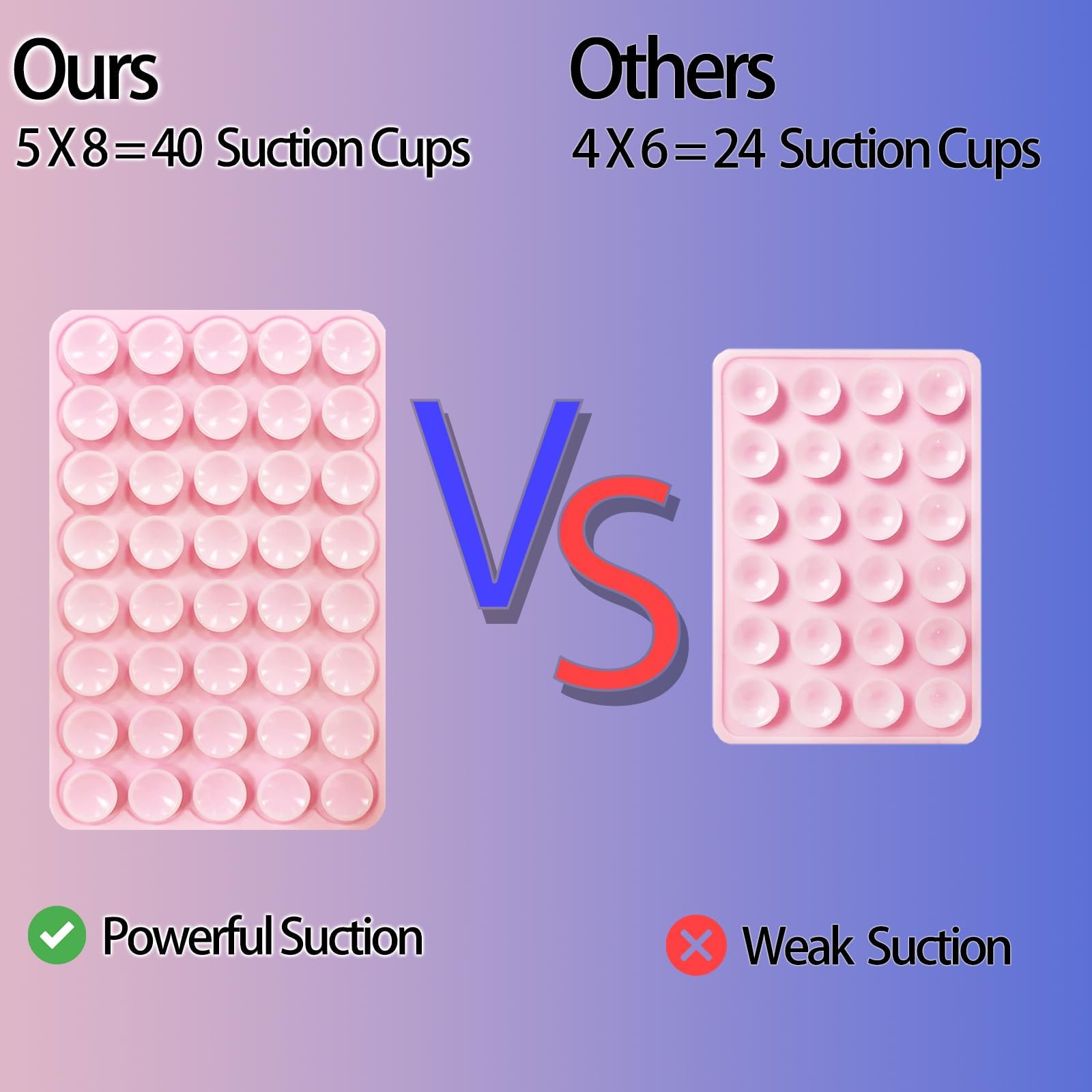 Yojaro Silicone Suction Phone Case Mount, Non Slip Suction Cup Phone Mount, Phone Accessories Holder For Selfies And Videos, Sil