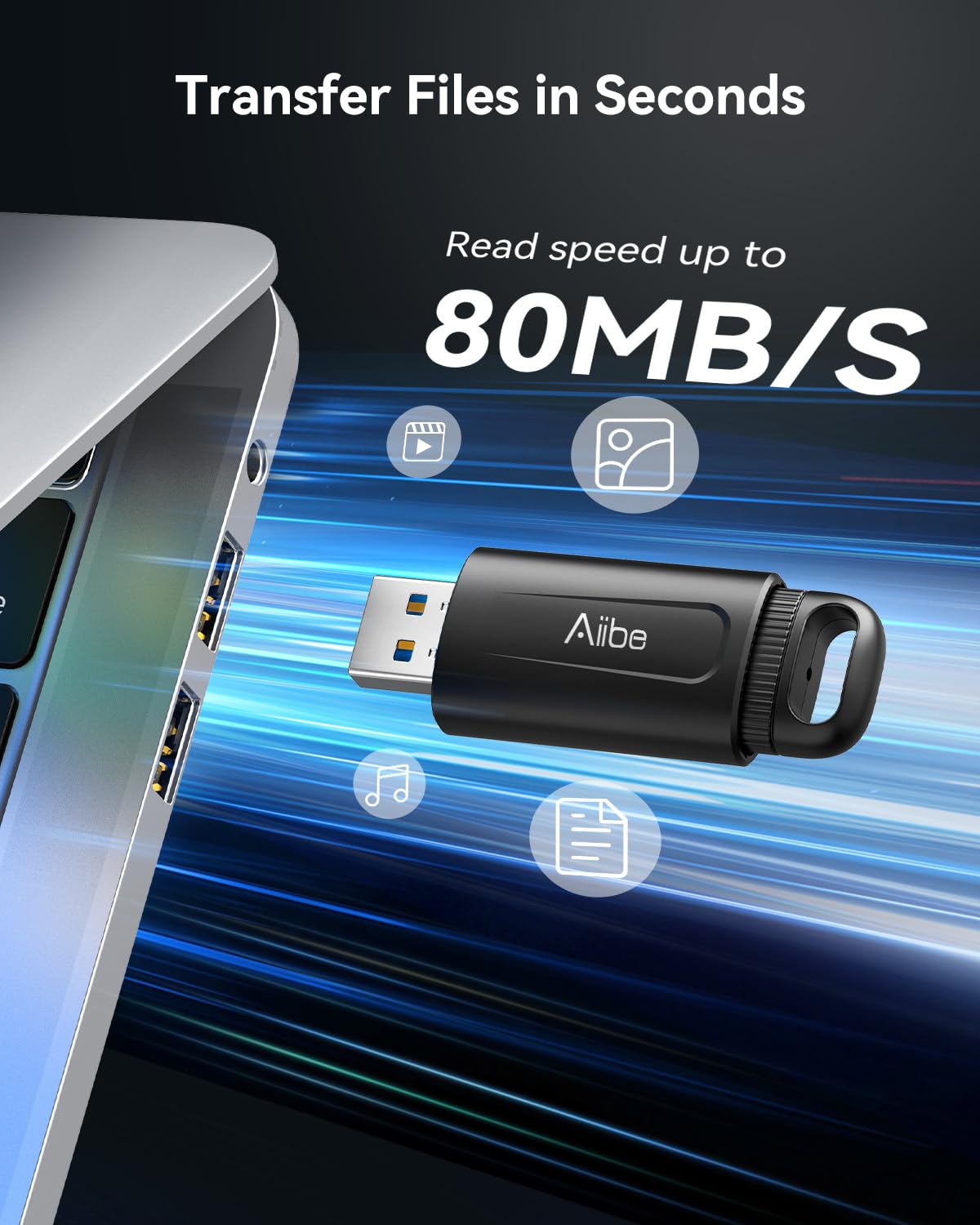 Aiibe 256Gb Flash Drive Usb 3.0 Thumb Drive 256Gb Usb Drive Usb Stick Retractable Memory Stick Jump Drive 256Gb Usb Flash Drive For Pc Laptop (1 Pack Black)