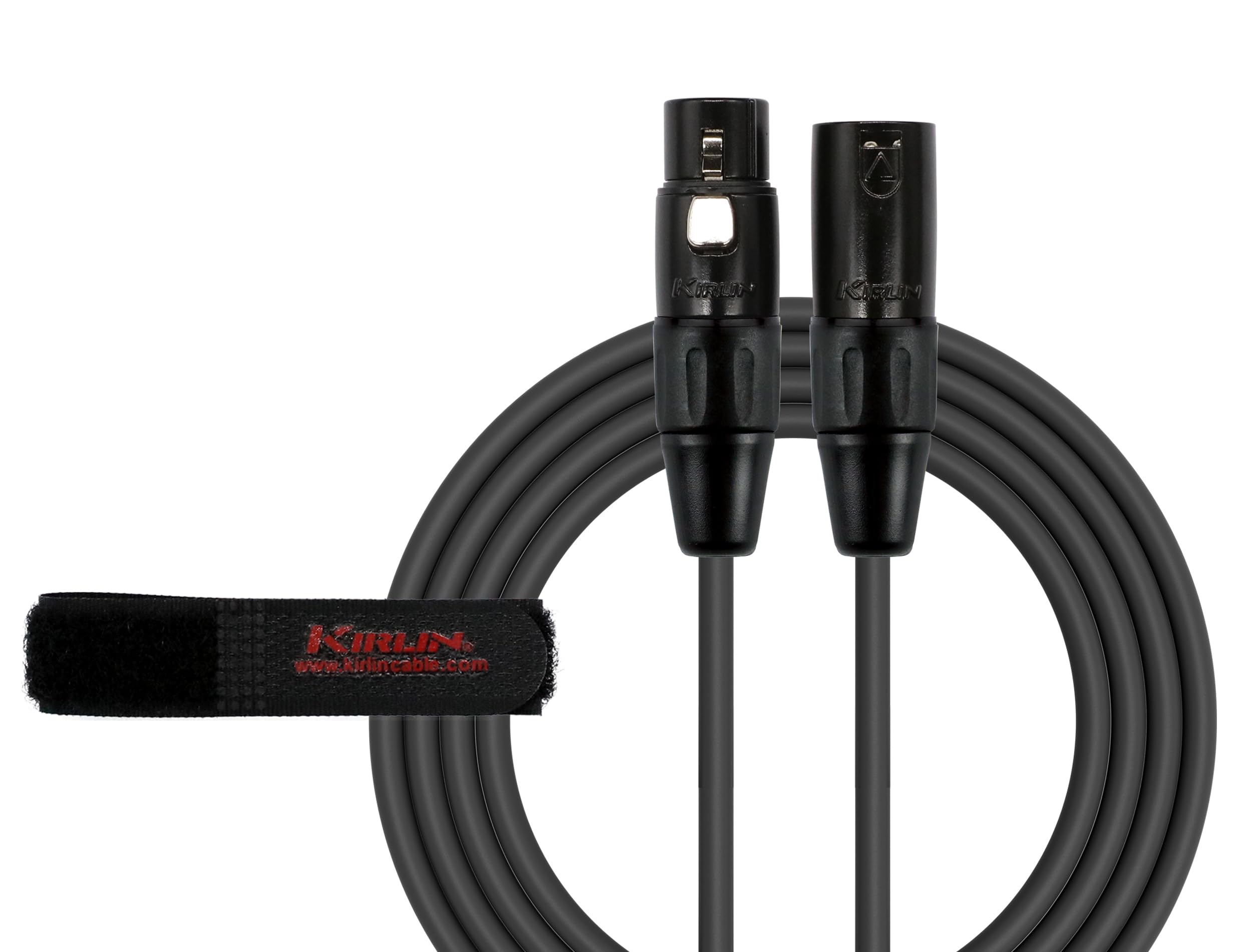 Kirlin Cable Mpc Microphone Cable, Xlr, Black, 25Ft (Mpc 270Pb 25/Bk)