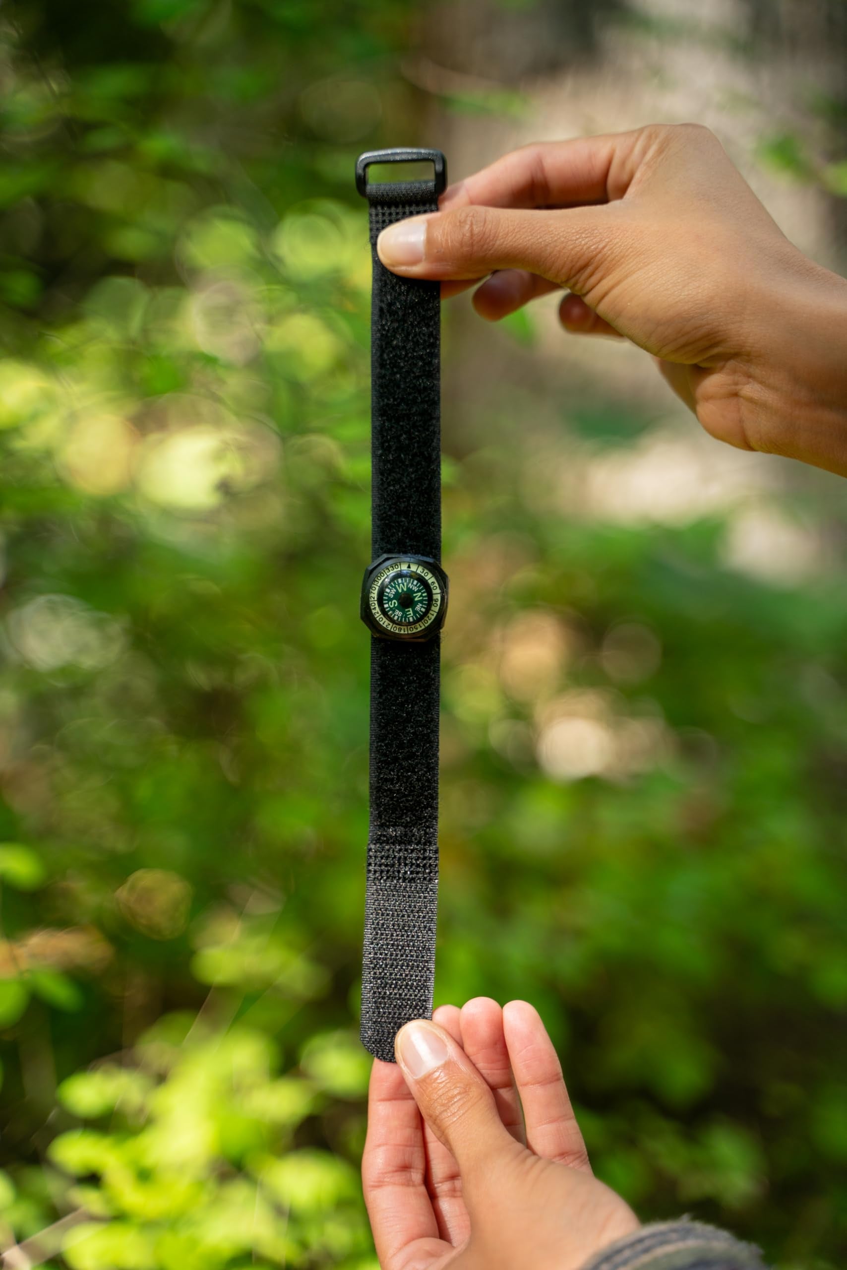 Coghlans Wrist Compass - Lightweight Durable Outdoor Navigation Tool For Hiking, Camping, And Survival With Adjustable Strap, W