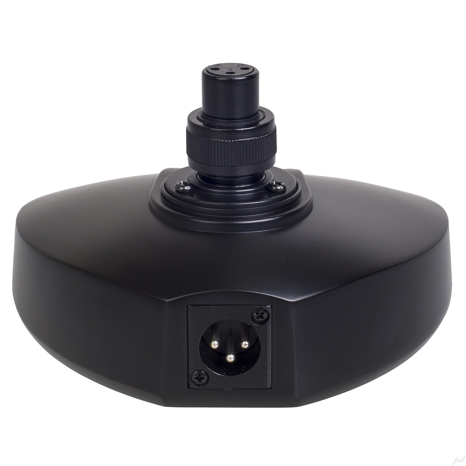 Lyxpro Xbm 8 Microphone Desktop Base With Built In Xlr Socket For Podium & Gooseneck Microphones Anti Slip Table Top Base On/Off Switch
