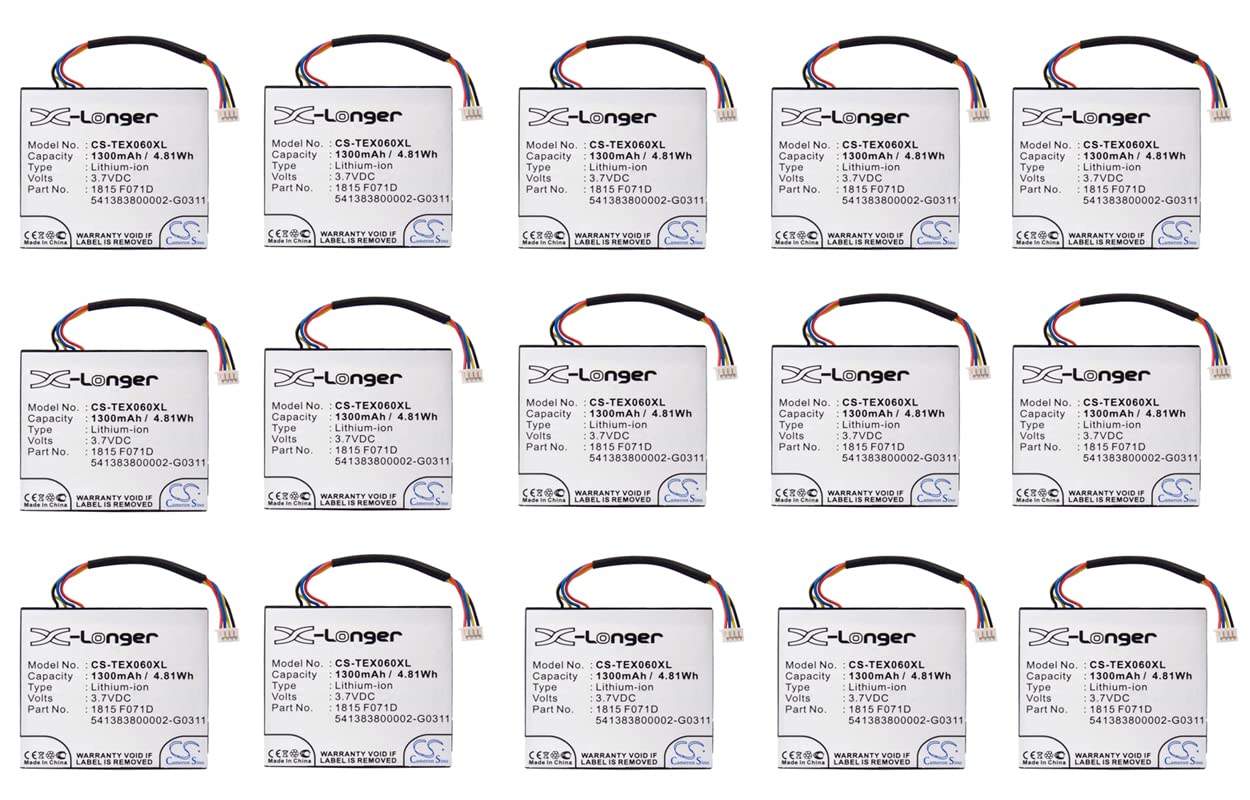 (15-Pack) XSP Battery for Texas Instruments TI-Nspire CX TI-Nspire CX CAS N2/AC/2L1/A TI-84 Plus C Silver Edition TI-Nspire Touc