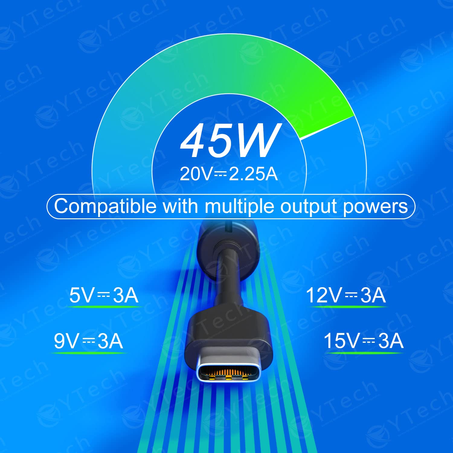 45W Usb C Type C Chromebook Charger Laptop Fast Charging Power Adapter, Widely Compatible With Hp, Dell, Lenovo, Acer, Asus, Samsung, Google, And More