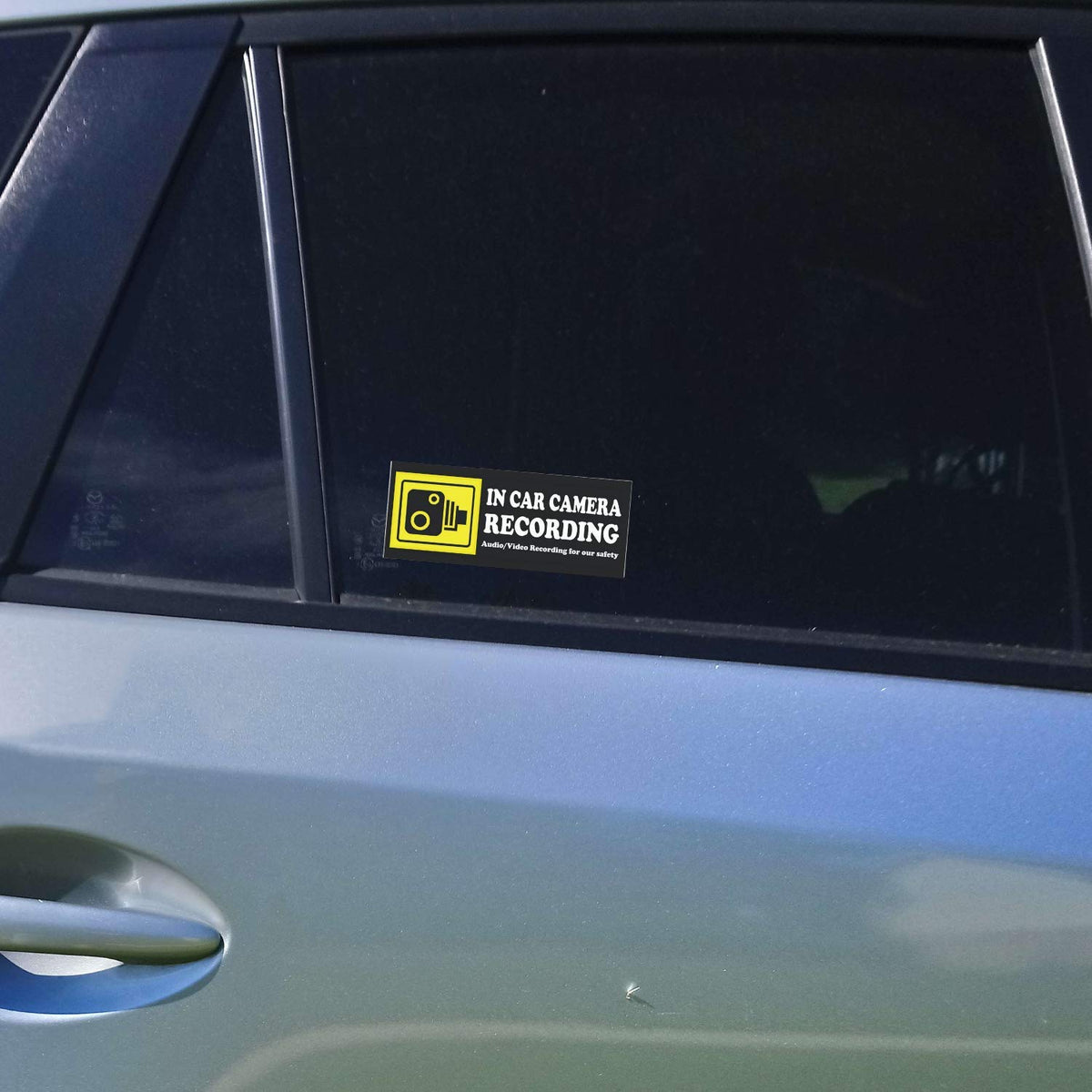 In Car Camera Recording Sticker Camera Stickers Signs For Rideshare Dr ...