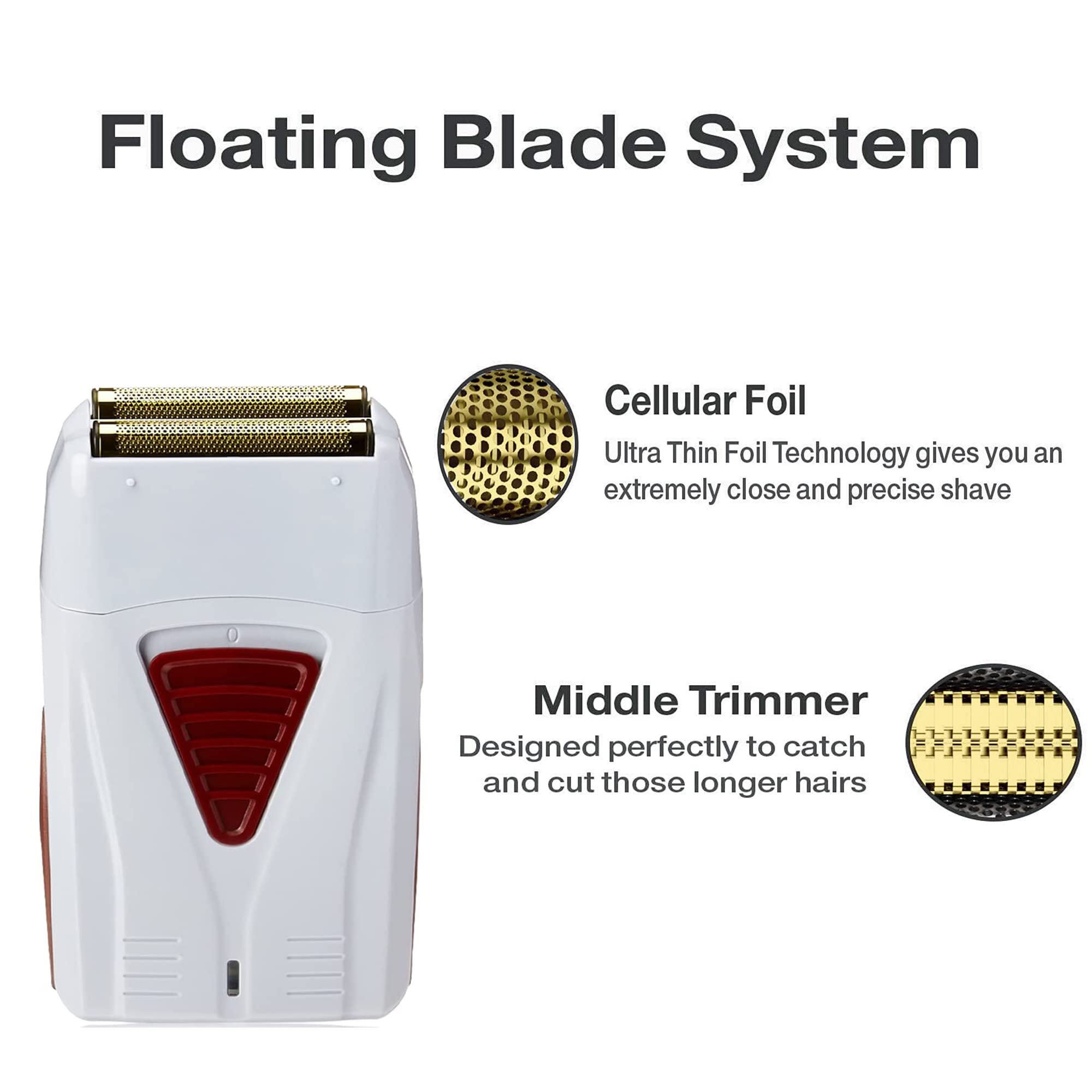 2 Pack Pro Shaver Replacement Foil And Cutters Compatible With Andis 17150(Ts 1)/17155/17200 Shaver Profoil Lithium Replacement'