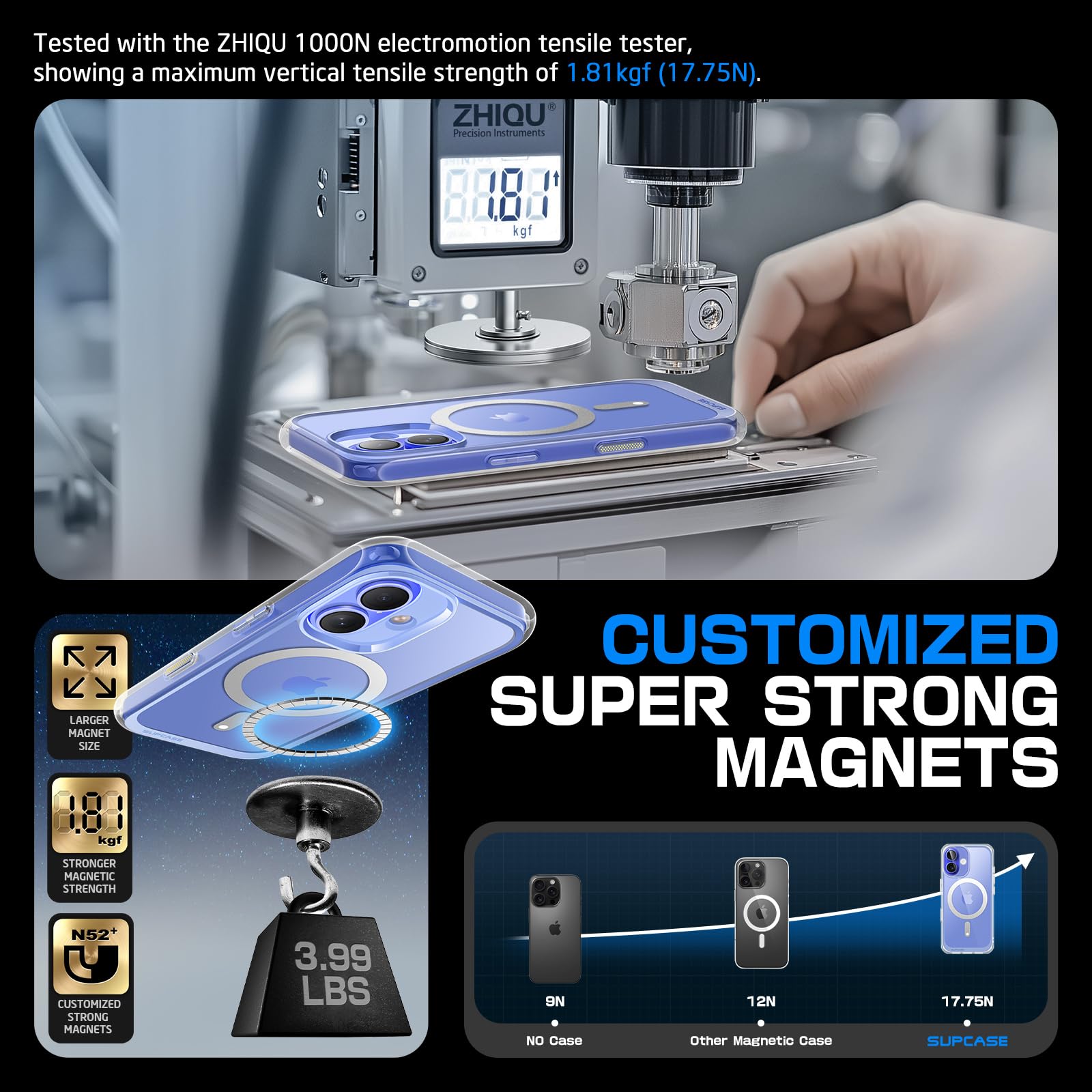 Supcase For Iphone 16 Plus Case With Camera Control Capture Button (Unicorn Beetle Mag), [Compatible With Magsafe] [Military Gra