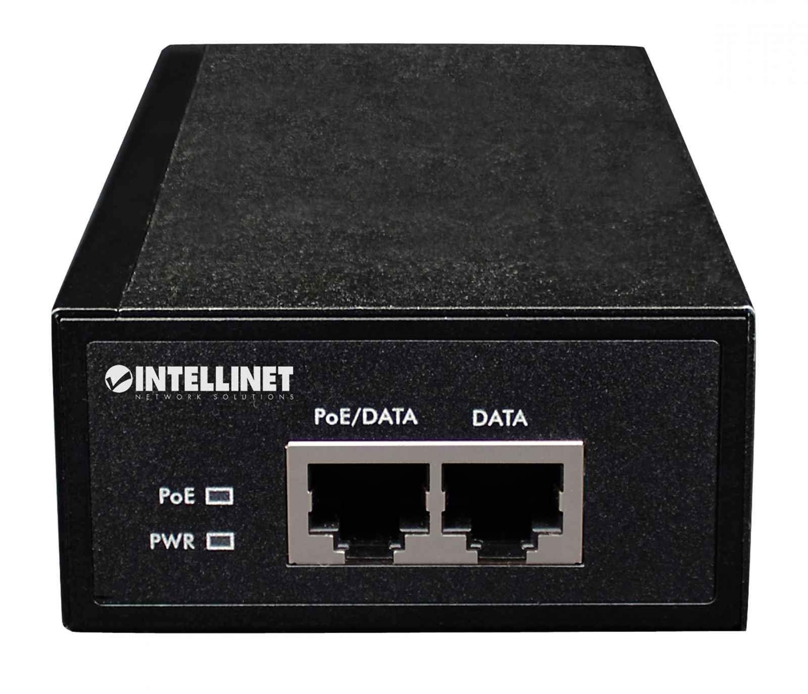 Intellinet Gigabit Poe+ Injector With Metal Housing   Converts Non Poe To Poe Connections   Use Cat5E / 6 Ethernet Cable With Rj