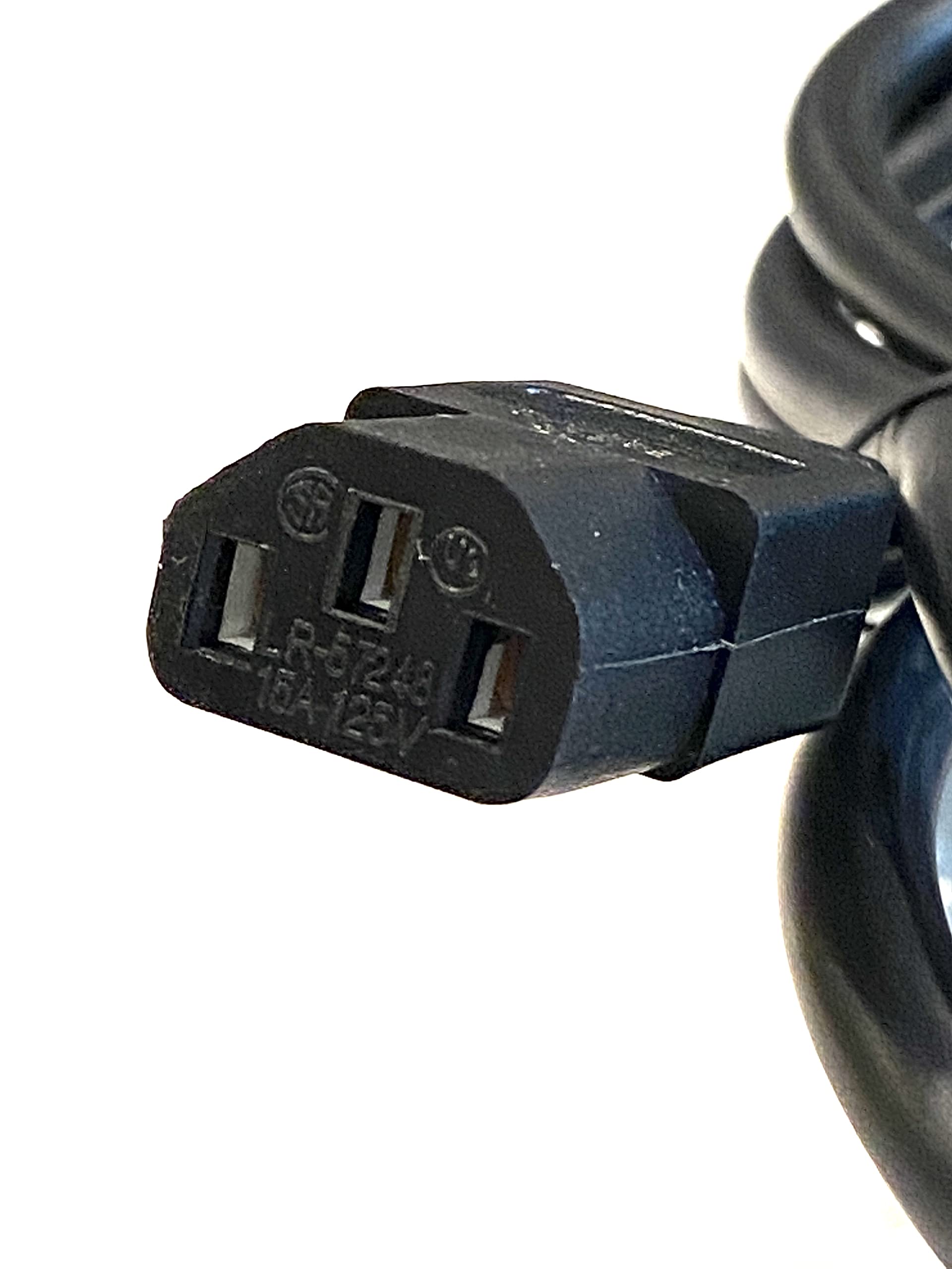 Heavy Duty 6 Foot 14 Awg Ac 3 Prong Power Cord For Guitar Amplifier Musical Amp Pc And More