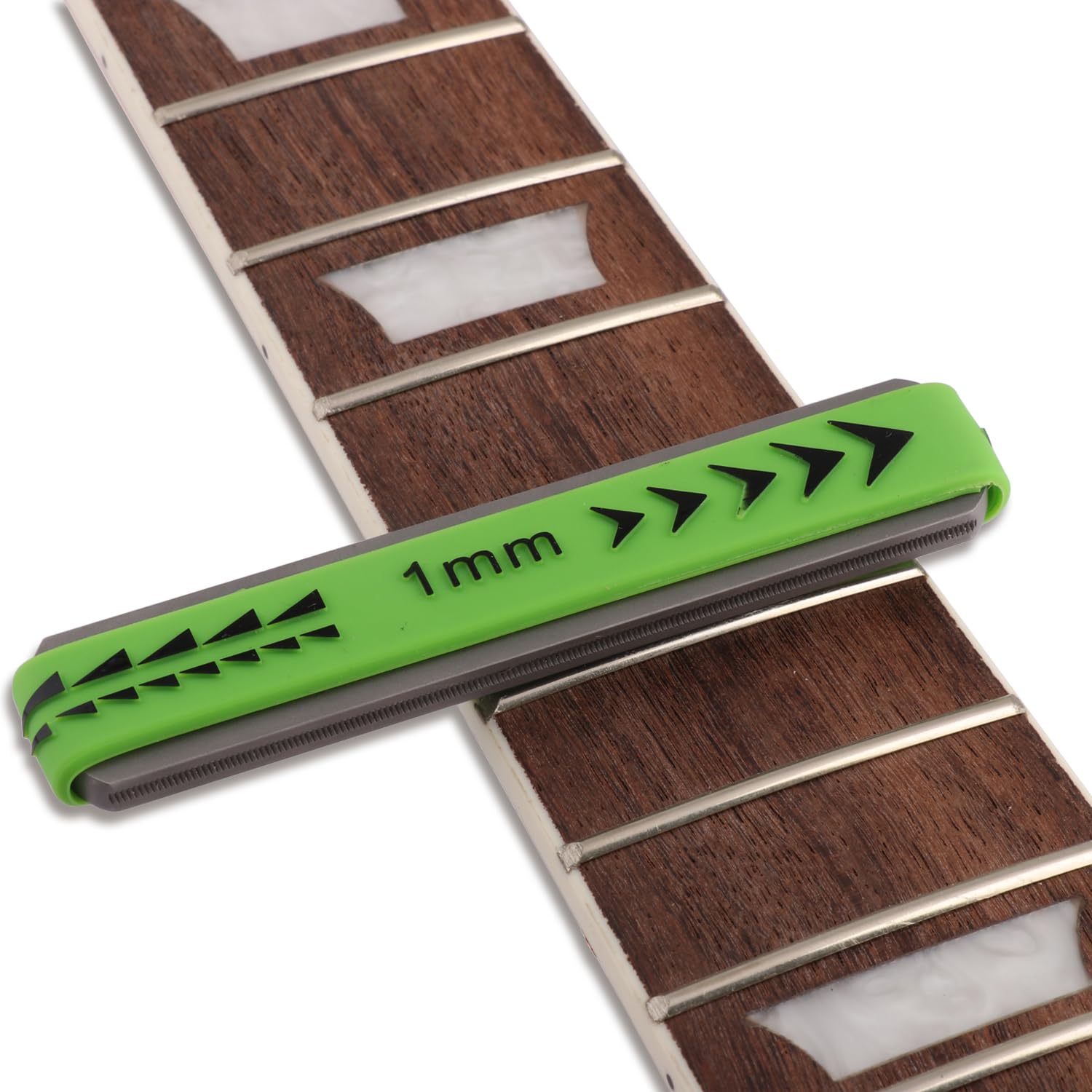 Metallor Guitar Fret Crowning Files Dual Sized Compact Fret Dressing File For Ukulele Or Mandolin Frets With Coarse And Fine Cut