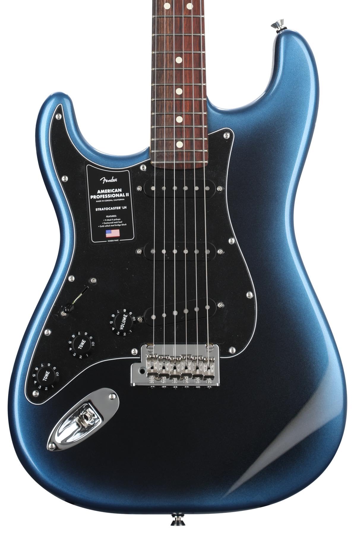 Fender American Professional II Stratocaster Left-handed - Dark Night with Rosewood Fingerboard