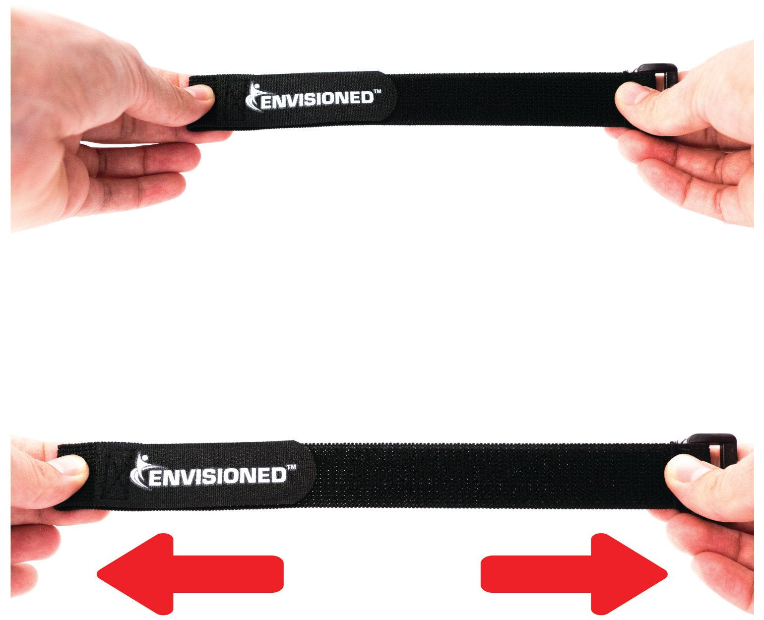 Elastic Reusable Cinch Straps 1''X15''   10 Pack Hook And Loop   Plus 2 Free Bonus Reusable Cable Ties