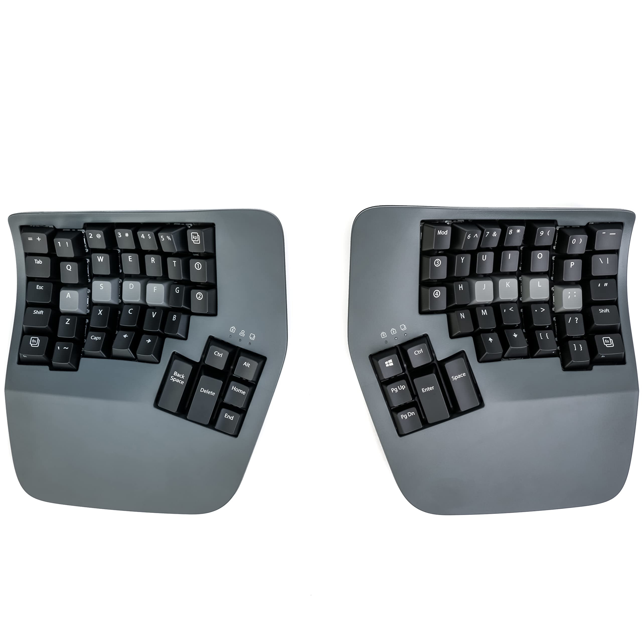KINESIS Advantage360 Professional Split Ergonomic Keyboard - Bluetooth | Mechanical Switches | Fully Programmable Open Source | 