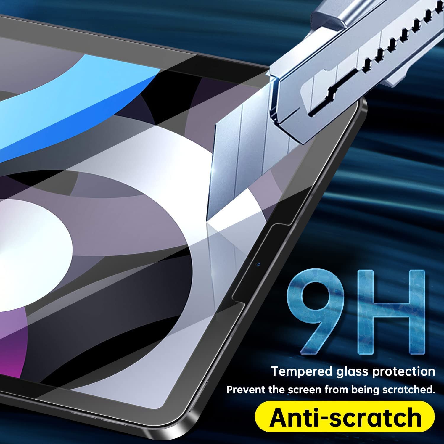 Avakot 2 Pack Tempered Glass Film For Ipad Air 5Th Generation | Tempered Glass Screen Protector For Ipad Air 4Th 10.9 Inch 2022/