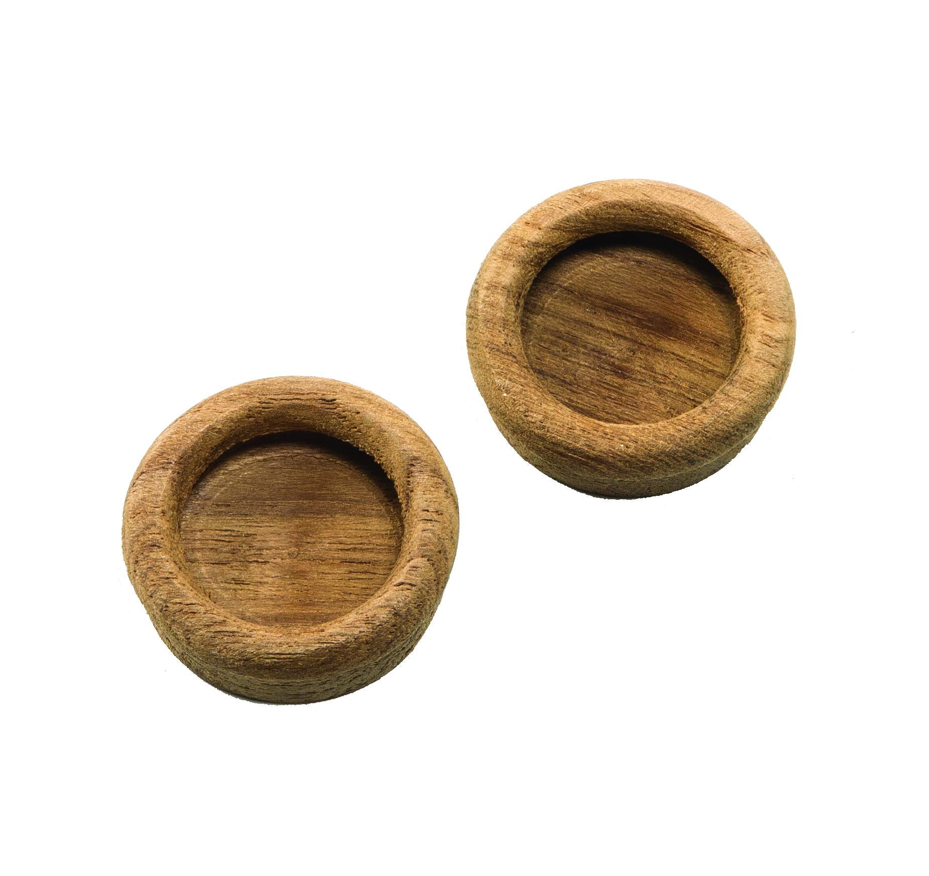Whitecap Teak Round Drawer Pull 1-3/8'' Round 2 Pack,WBFURB00DH36JAC