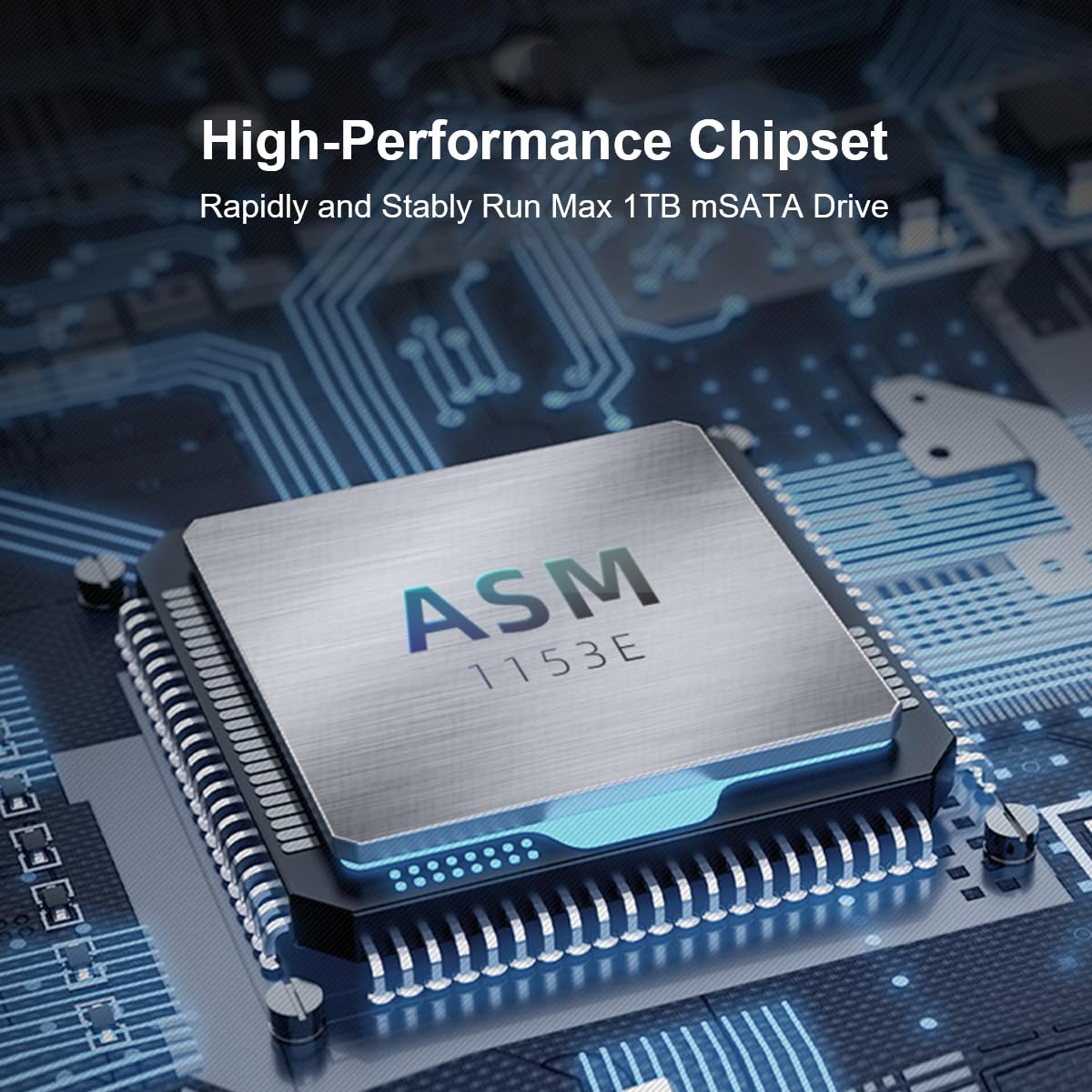 Maiwo Msata Ssd Enclosure, Msata To Usb 3.0 Adapter (No Cable Required) 2Tb Capacity, Msata Hard Drive Reader