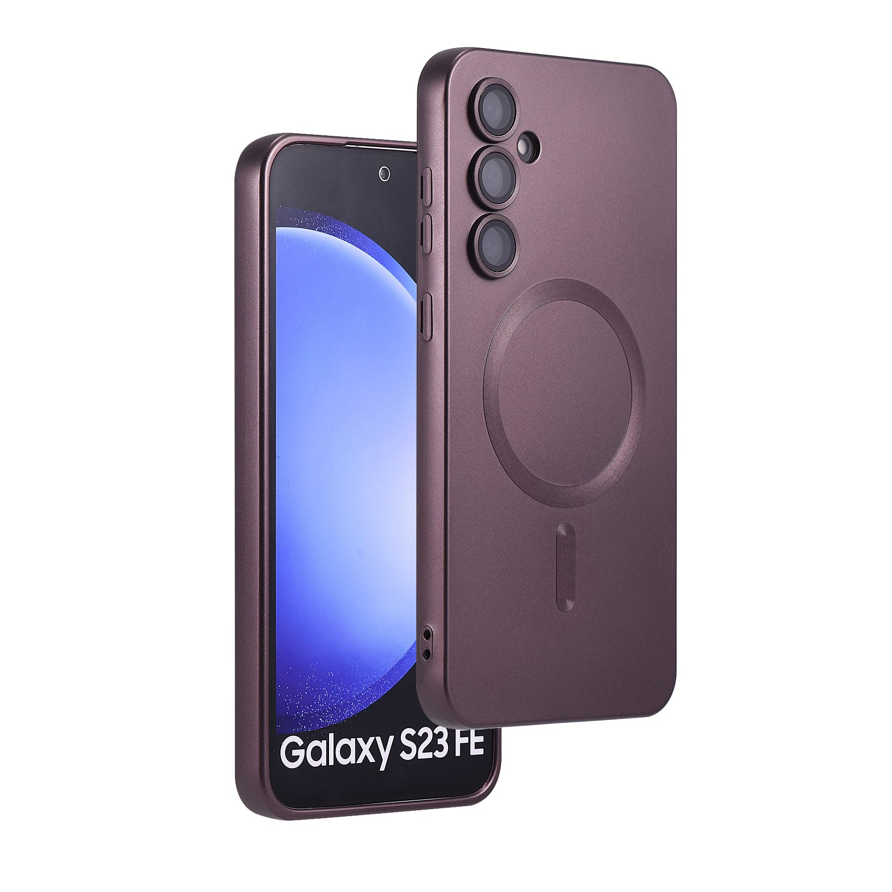 Yetagso Magnetic For Samsung Galaxy S23 Plus Case,Soft Silicone Samsung S23 Plus Phone Case With Camera Protection,Slim Fit Anti