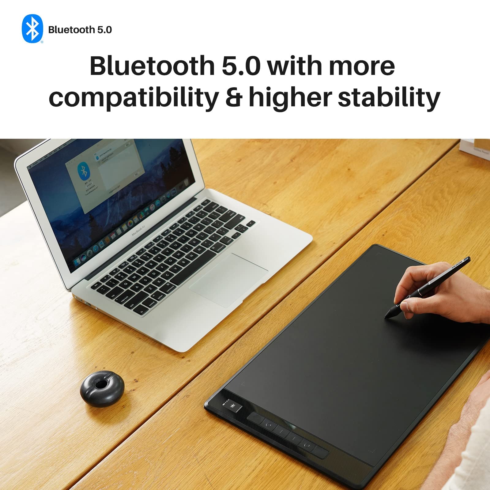 Huion Inspiroy Giano G930L Wireless Graphics Drawing Tablet With Smart Mini Lcd Screen And Pw517 8192 Levels Pressure Battery-Fr