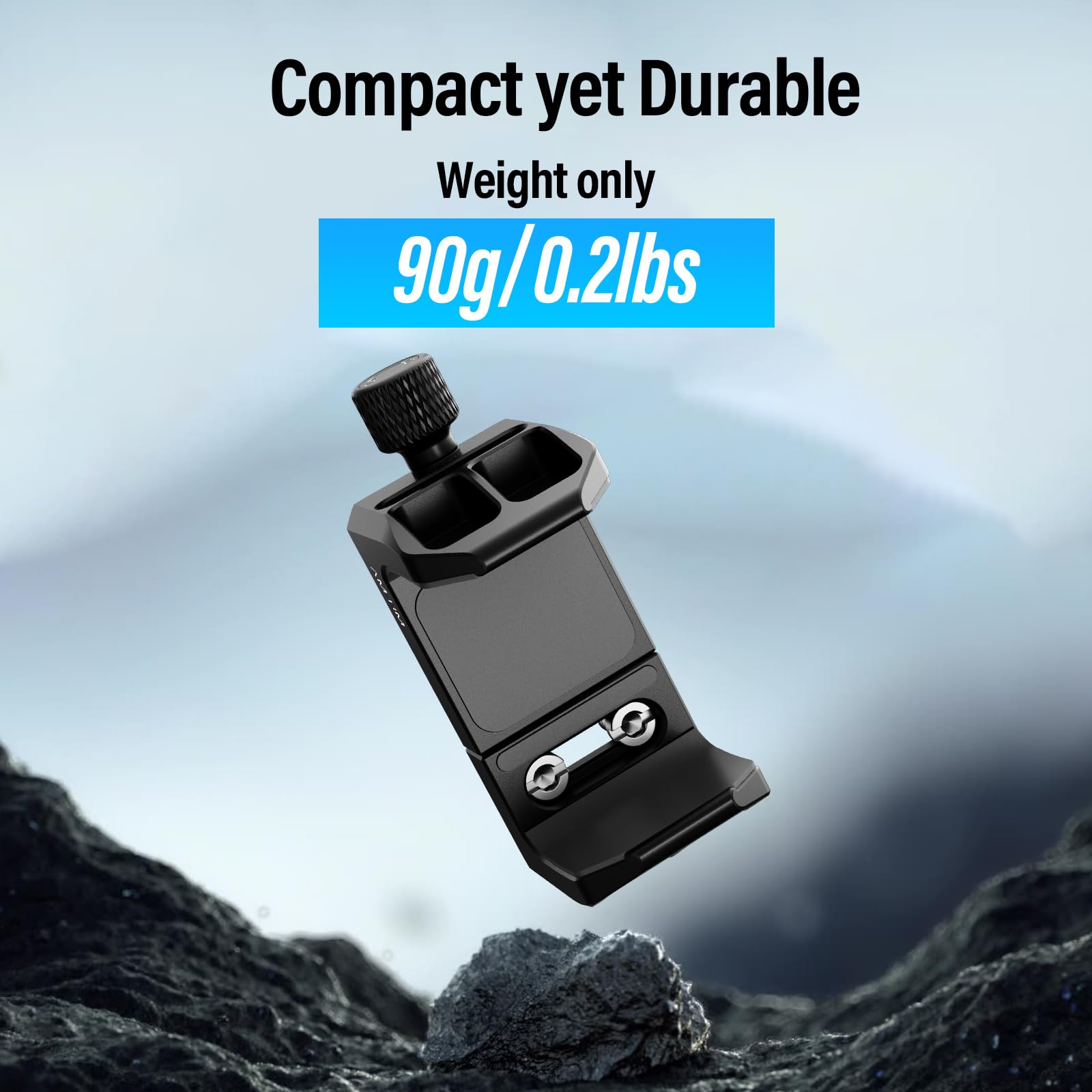 Sirui Universal Power Bank Holder, Aluminum Adjustable Power Bank Clamp Mount For Camera, Am Bm