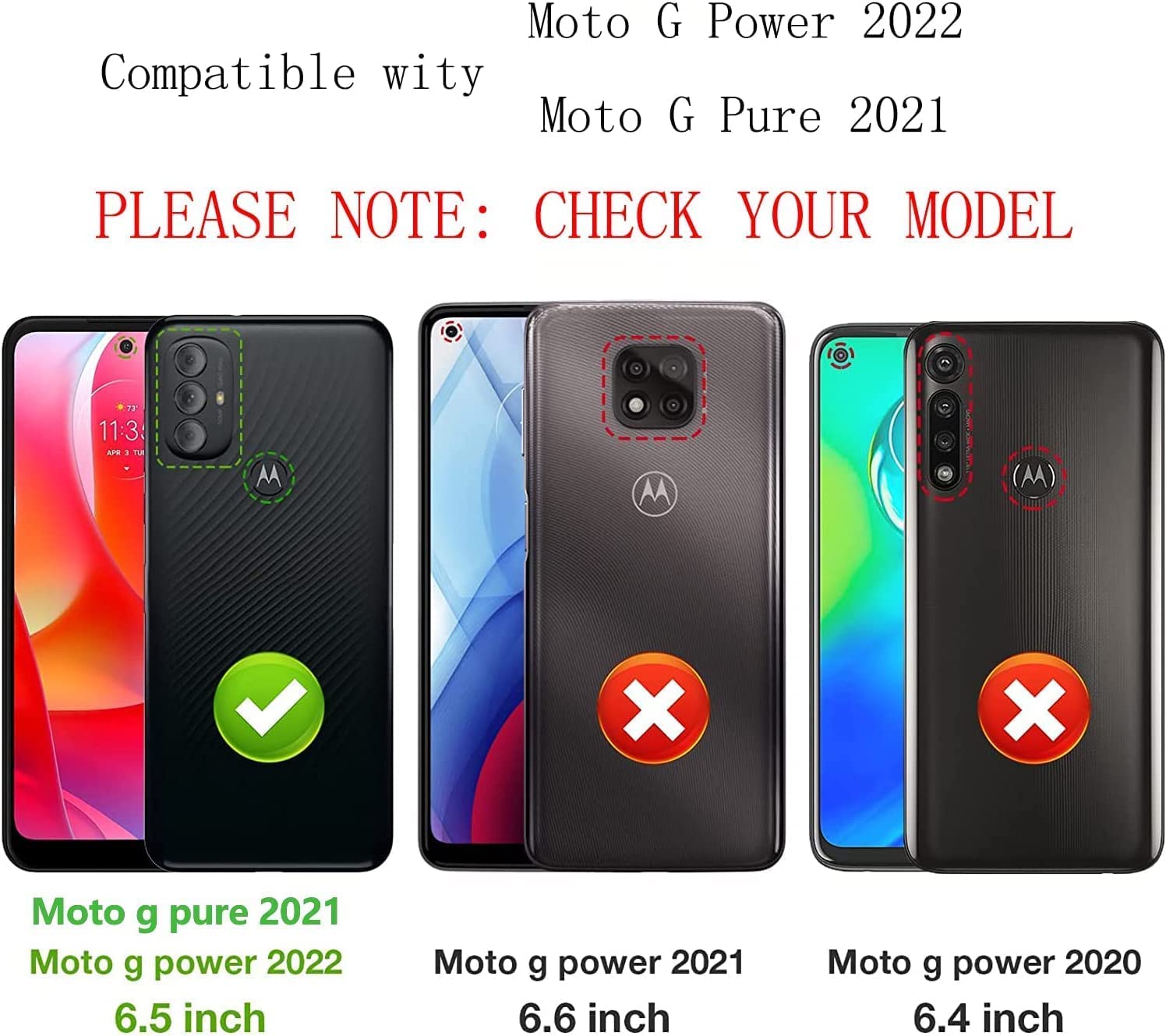 Akinik Compatible For Motorola Moto G Pure Xt2163Dl / G Power 2022, Nano Explosion-Proof Film [2 Pack], Heavy Duty Shockproof Sl