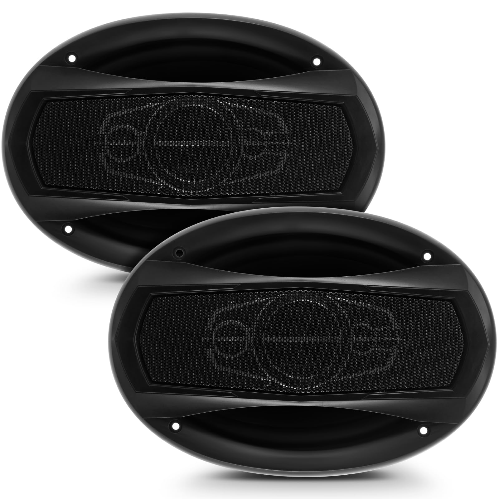Datanly 1 Pairs 2-Way Coaxial Car Audio Speakers Full Range Speakers with Powerful Sound and Easy Installation Enhanced Bass Res