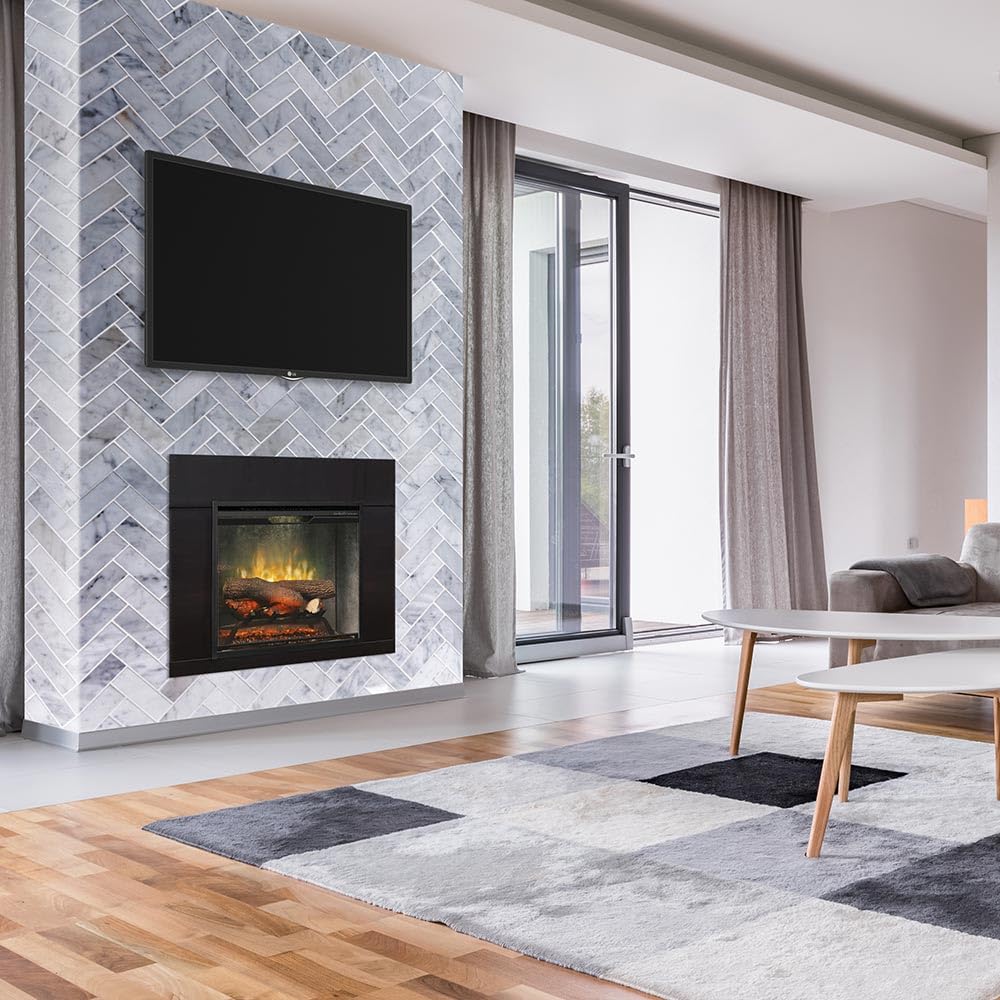 Dimplex Revillusion� 24' Built In Firebox (Model: Rbf24Dlxwc), 5118 Btu, 120 Volt, 1500 Watt, Weathered Concrete