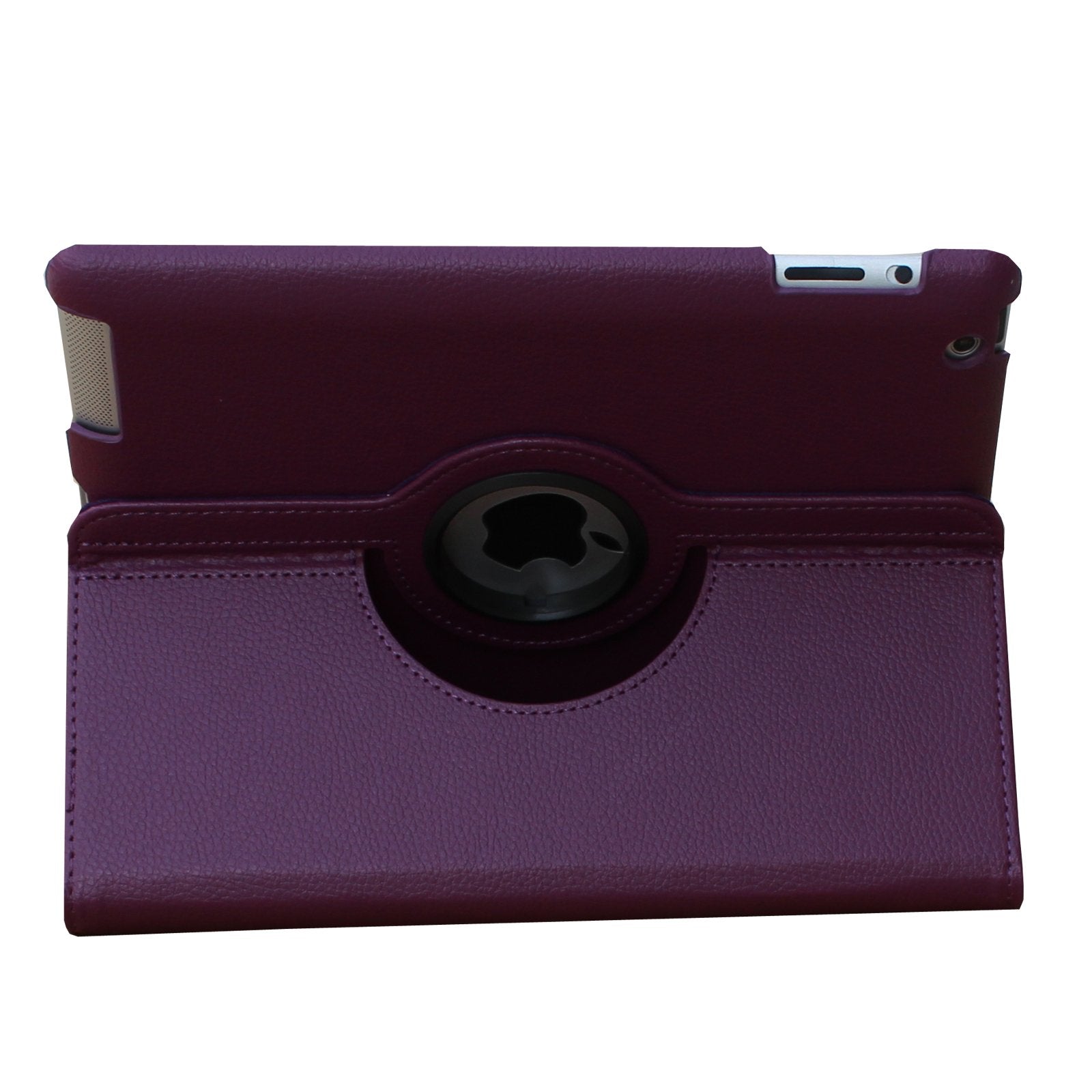 Jytrend Case For Ipad Air 2, Rotating Stand Smart Case Cover Magnetic Auto Wake Up/Sleep For A1566 A1567 Mglw2Ll/A Mh0W2Ll/A Mgl12Ll/A Mh2V2Ll/A Mh2W2Ll/A Mh2U2Ll/A (Purple)