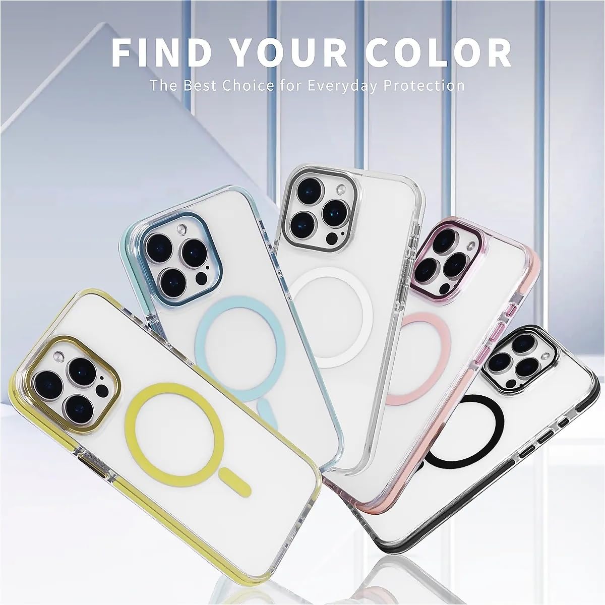 Tamefox For Iphone 13/14 Clear Case, Campatible With Magsafe,Oil Painted Heart Soft Tpu Slim Magnetic For Women Girl Protective